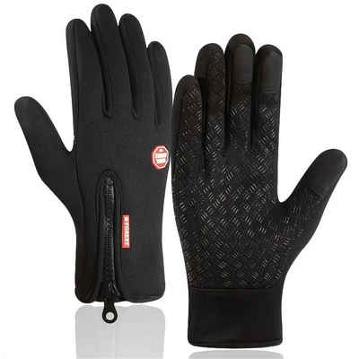 autolock Велосипедні рукавички Touchscreen Thermo Windschutz Handschuhe für Outdoor-Aktivitäten