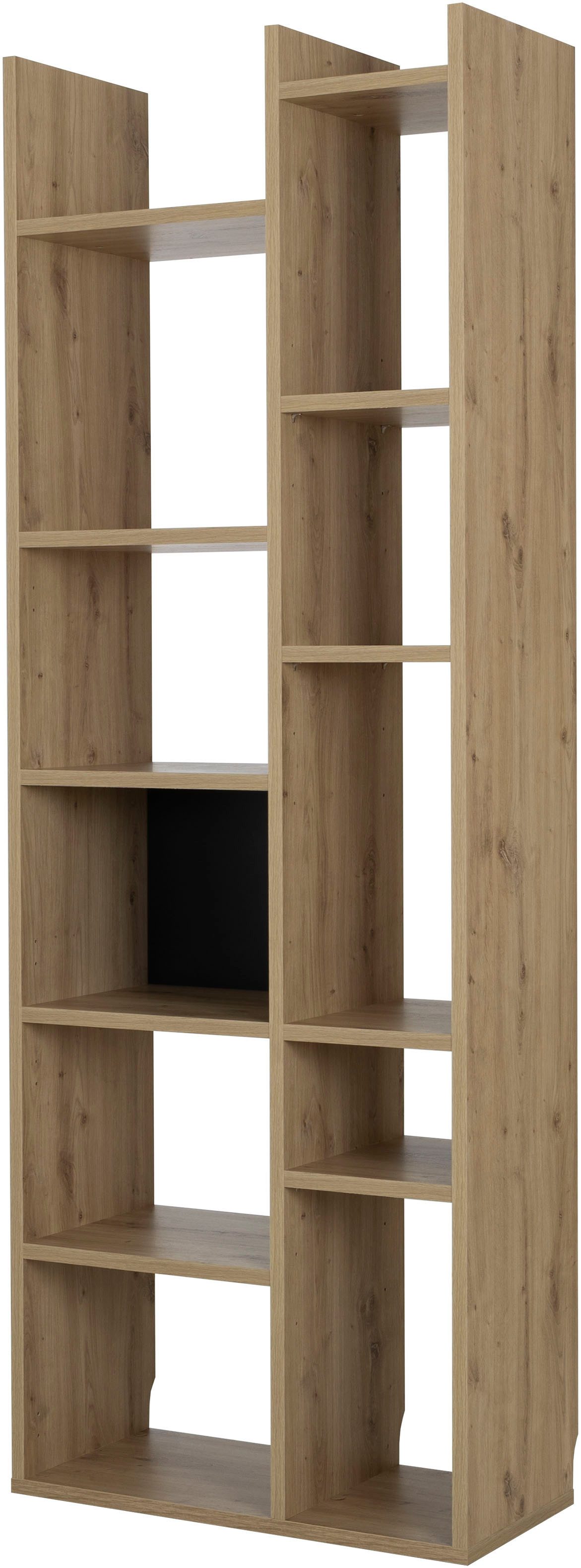 Gami Bücherregal CRAFT, Bücherregal mit 4 Regalböden und 6 Ablageflächen