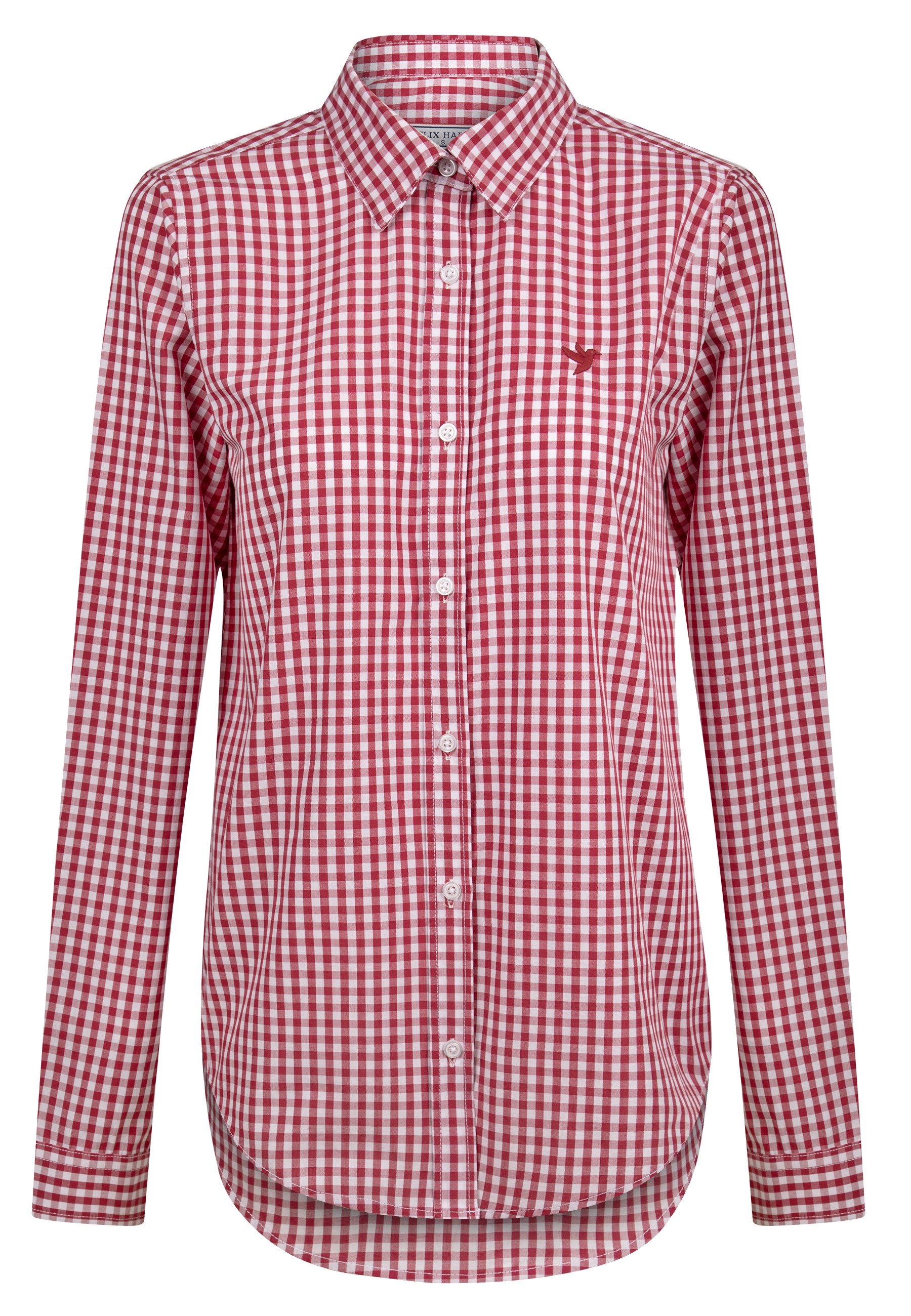 Hemdbluse Kariertes Langarmhemd