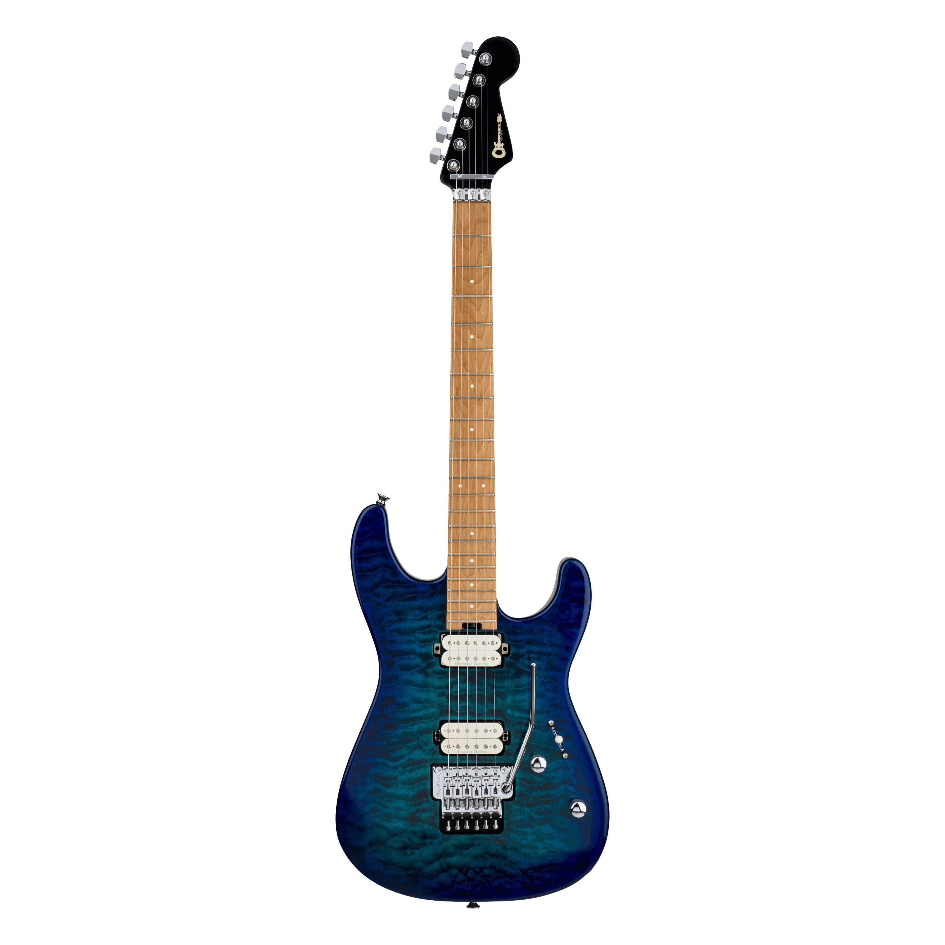 Charvel E-Gitarre, E-Gitarren, ST-Modelle, Pro-Mod Plus San Dimas Style 1 HH FR EB Chlorine Burst - E-Gitarre