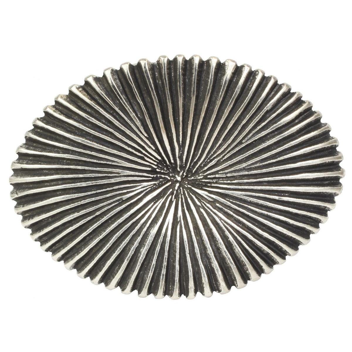 BELTINGER Gürtelschnalle Fan 4,0 cm - Buckle Wechselschließe Gürtelschließe 40mm - Gürtel bis 4 Silber