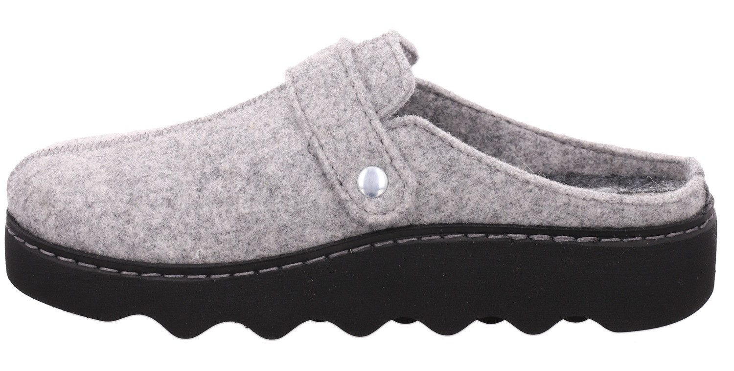 Rohde FOGGIA Pantoffel Hausschuh, Schlappen, Clog mit Plateausohle