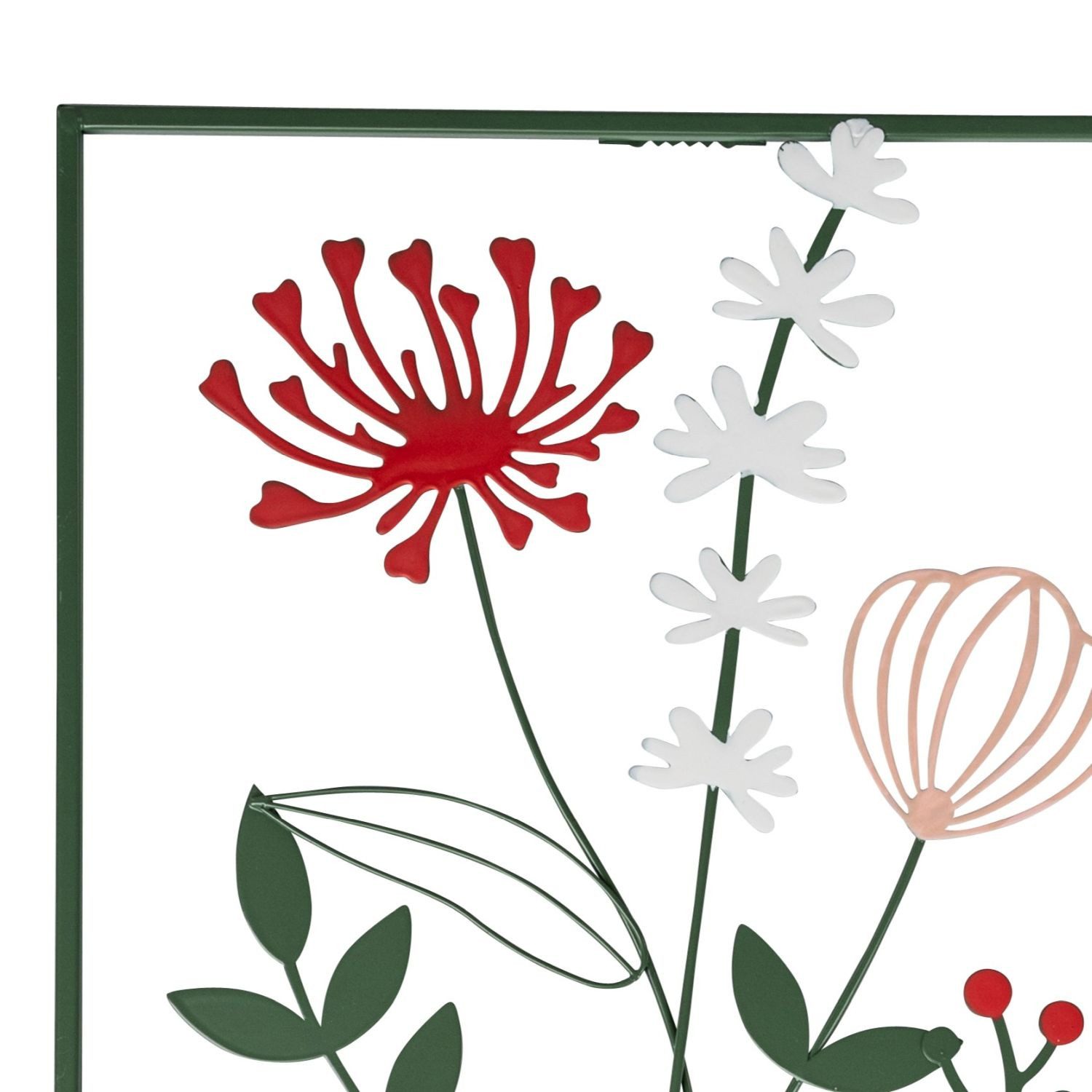 formano Wanddekoobjekt Blumen, Höhe: 40cm, Farbe: Mehrfarbig, Motiv: Blumen