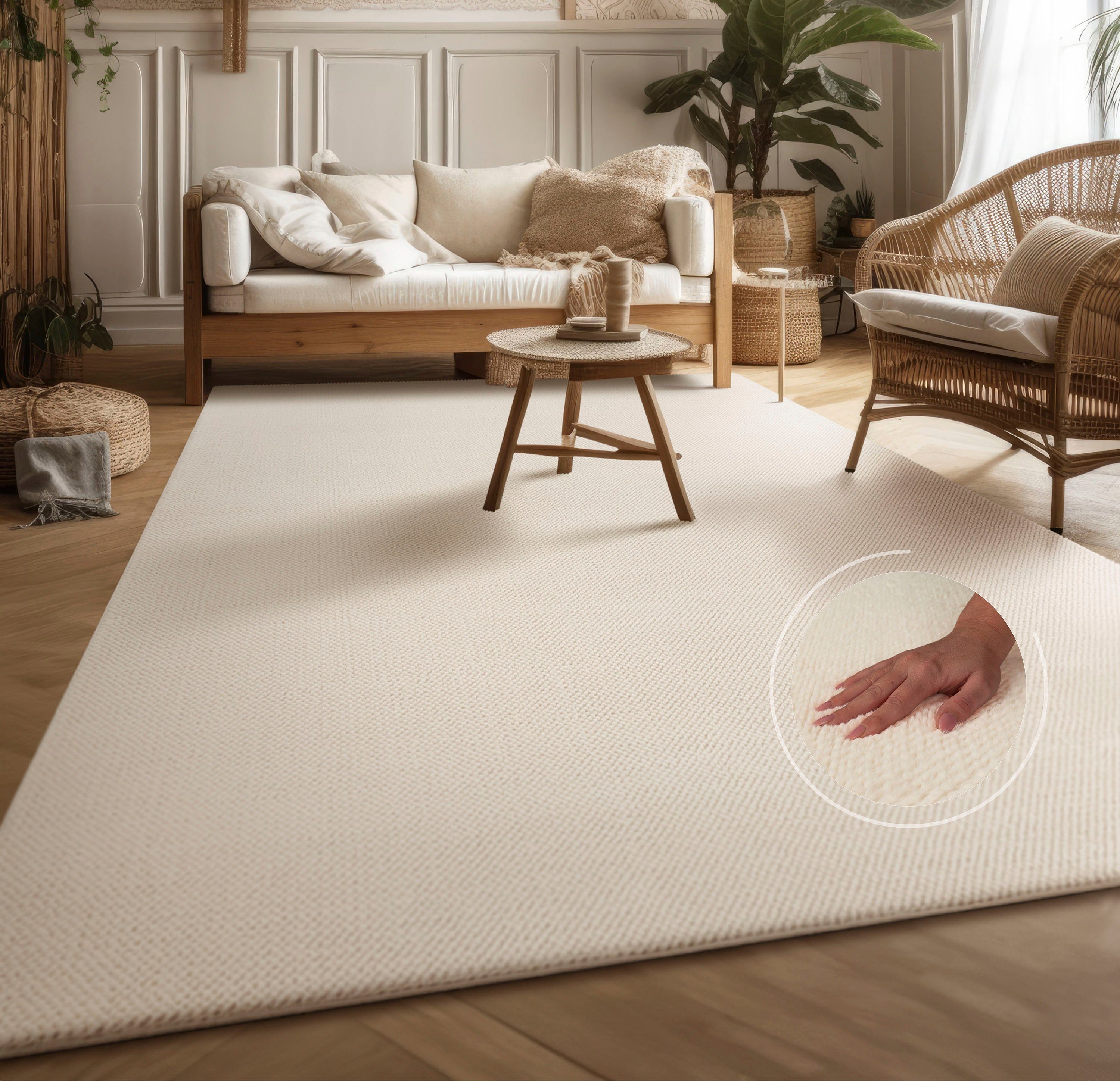 my home Teppich Ciney, rechteckig, Höhe: günstig online kaufen