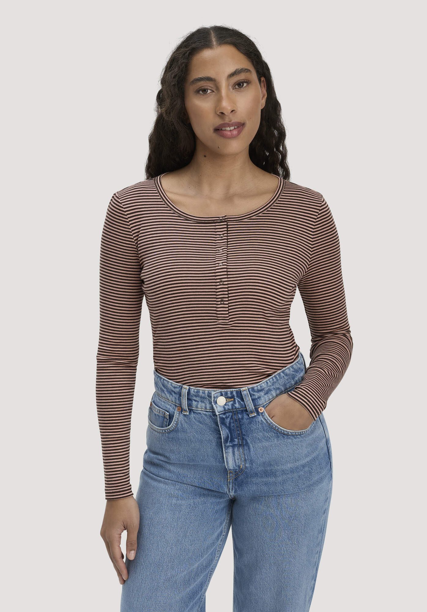 Hessnatur T-Shirt aus Bio-Baumwolle und TENCEL™ Modal (1-tlg)