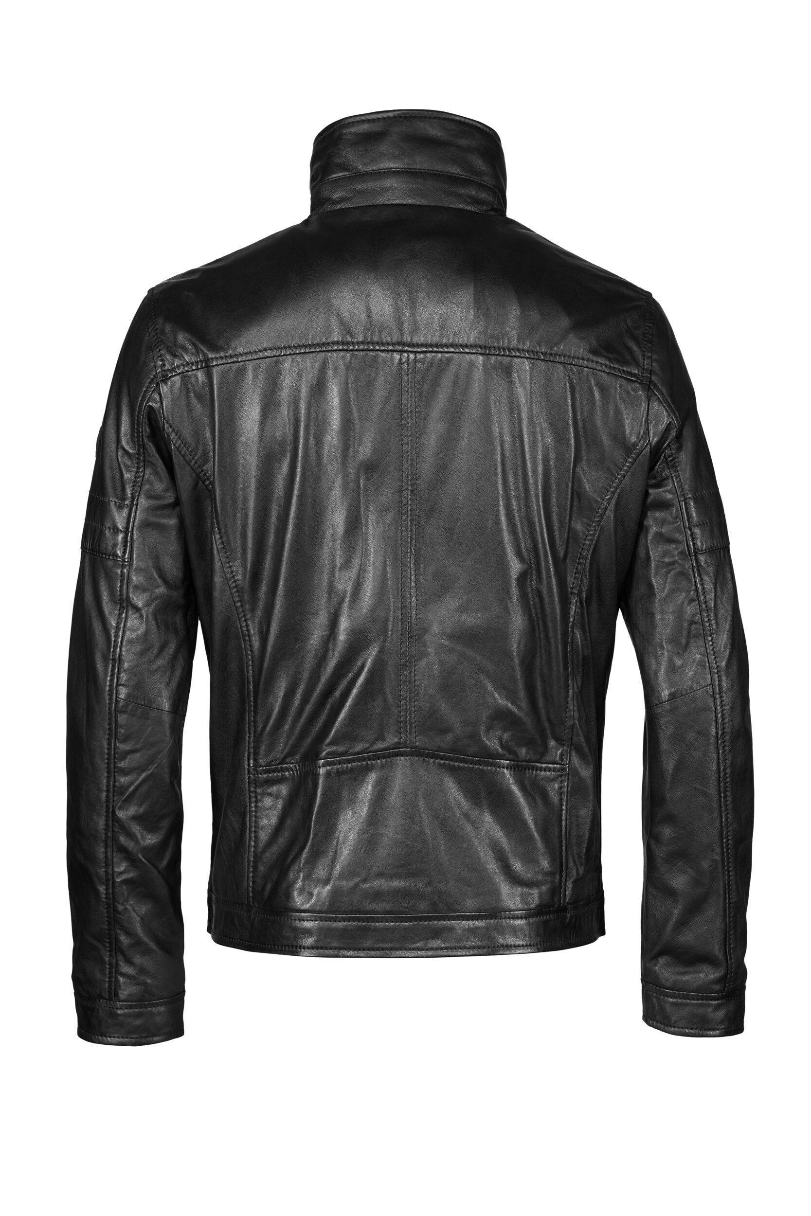 bugatti Lederjacke BUQUENTINO (1-St) mit Stehkragen günstig online kaufen