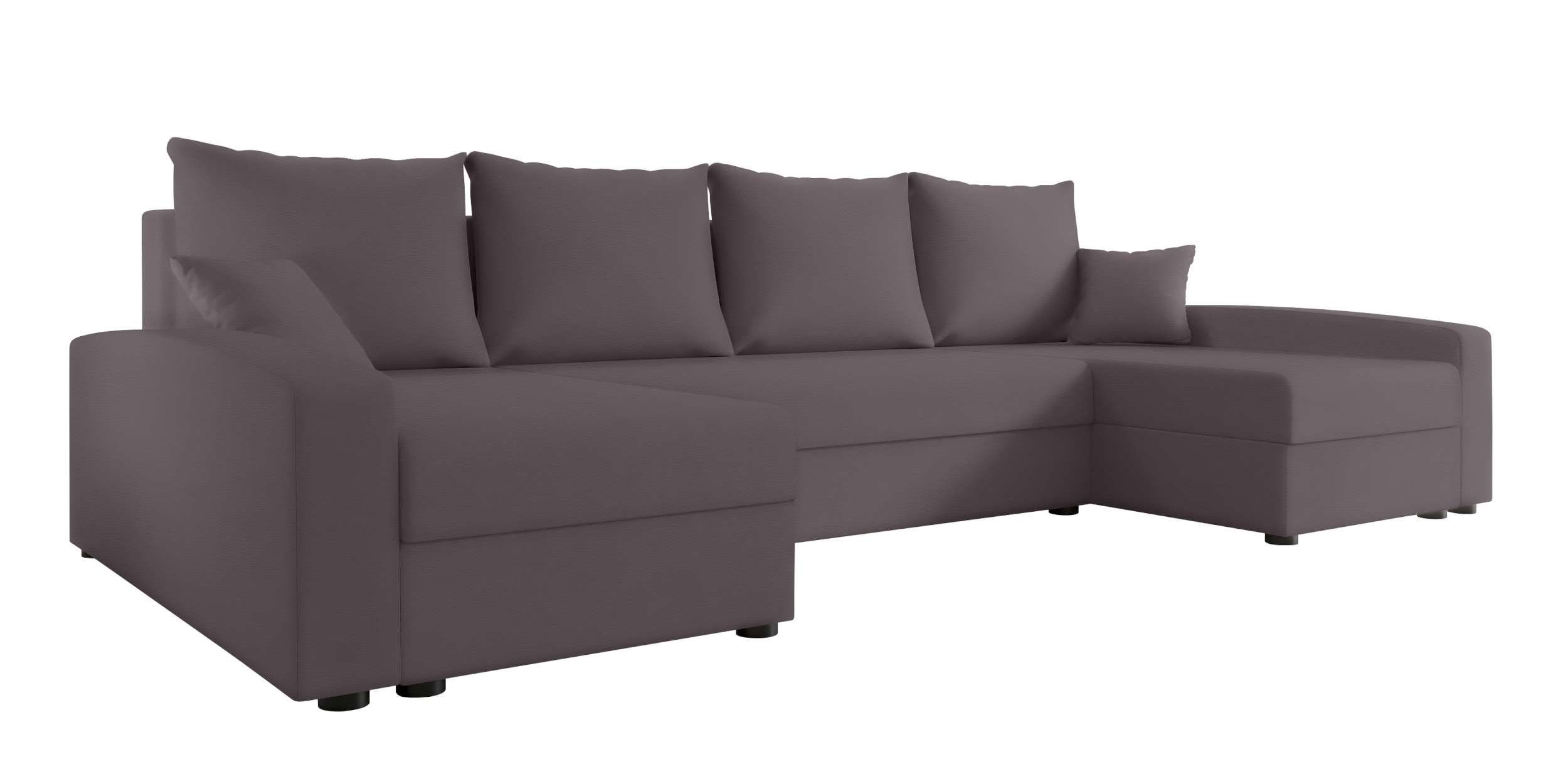 mit Sofa, Addison, Wohnlandschaft Bettkasten, Modern Sitzkomfort, Eckcouch, Design U-Form, Bettfunktion, Stylefy mit