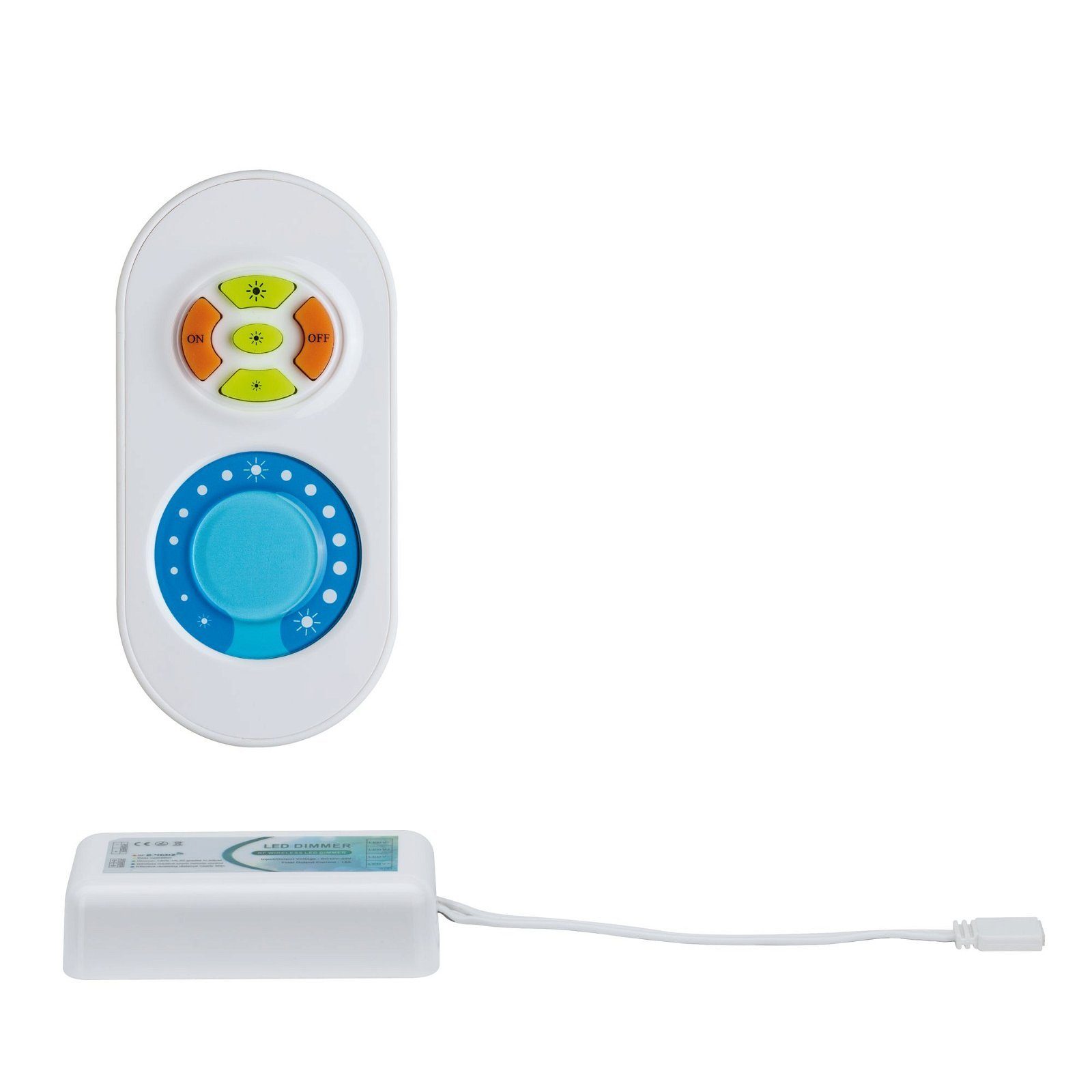 Paulmann LED-Streifen MaxLED Dimm/Switch Controller 2.4GHz 24V DC max. 144W Kunststoff, Fernbedienung