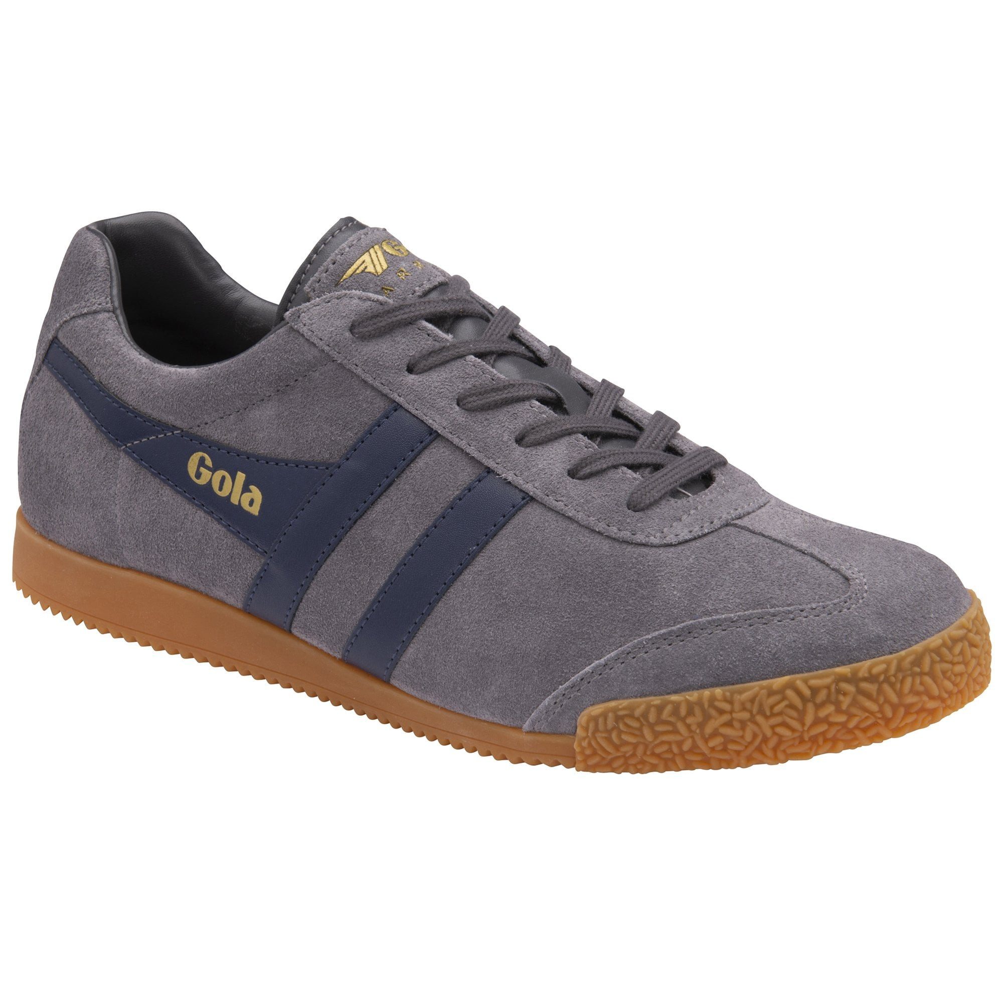 Harrier Suede-Leder shadowgrau/navy Herren Sneaker