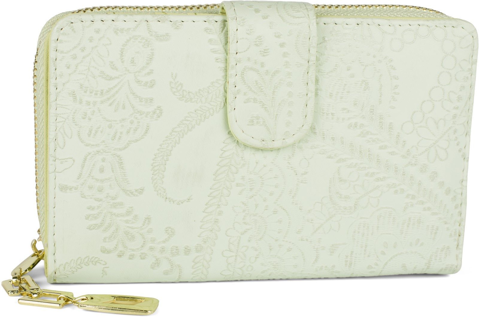 styleBREAKER Geldbörse Geldbörse mit Paisley Blumen Blüten Prägung (1-tlg)
