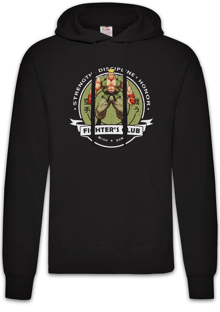 Hoodie Fighter's Club Guile II Herren Hoodie Fighter SF Karate Hadouken Ryu
