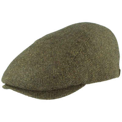 Balke Schiebermütze Flatcap leicht und wärmend in Fischgrät-Muster