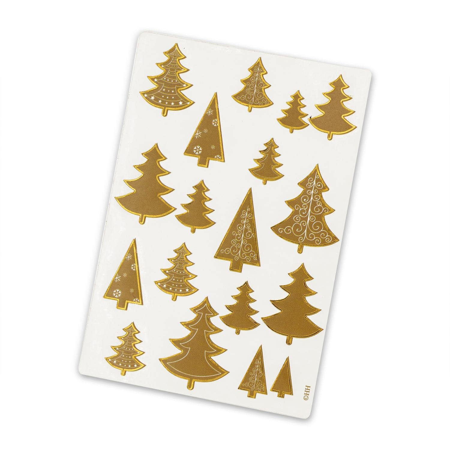 itenga Sticker itenga Weihnachtssticker Freiform 4 Bögen - Motiv 2