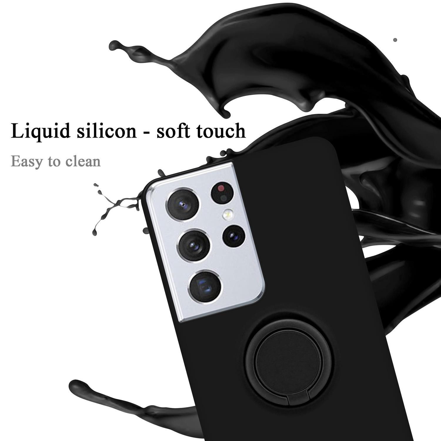 Cadorabo Handyhülle für Samsung Galaxy S21 ULTRA Hülle Samsung Galaxy S21 ULTRA, Robustes Hard Case - Handy Schutzhülle - Hülle - Back Cover Bumper