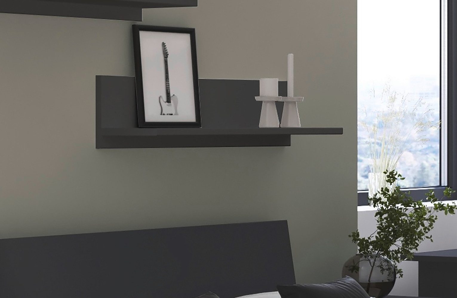 rauch Wandregal, praktisches Wandregal Breite 92 cm MADE IN GERMANY