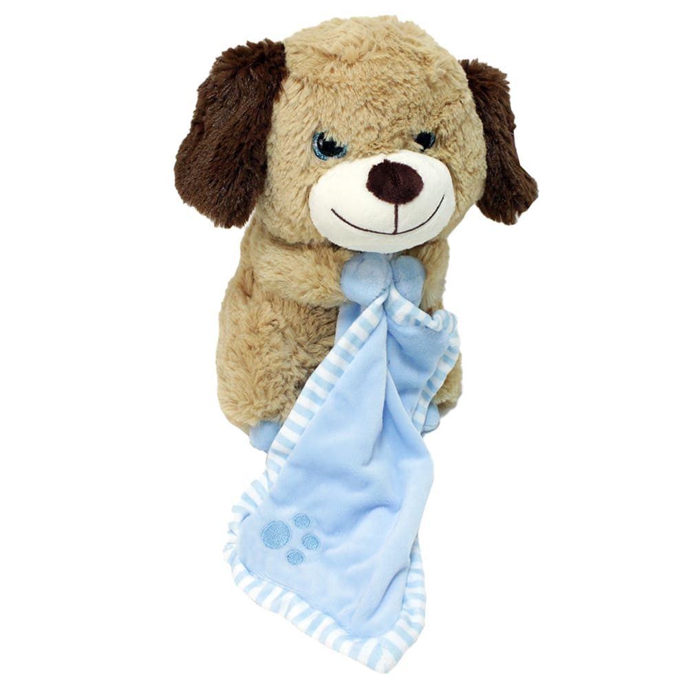 BEMIRO Kuscheltier Schlaf Kuscheltier Hase oder Hund mit Schlafdecke