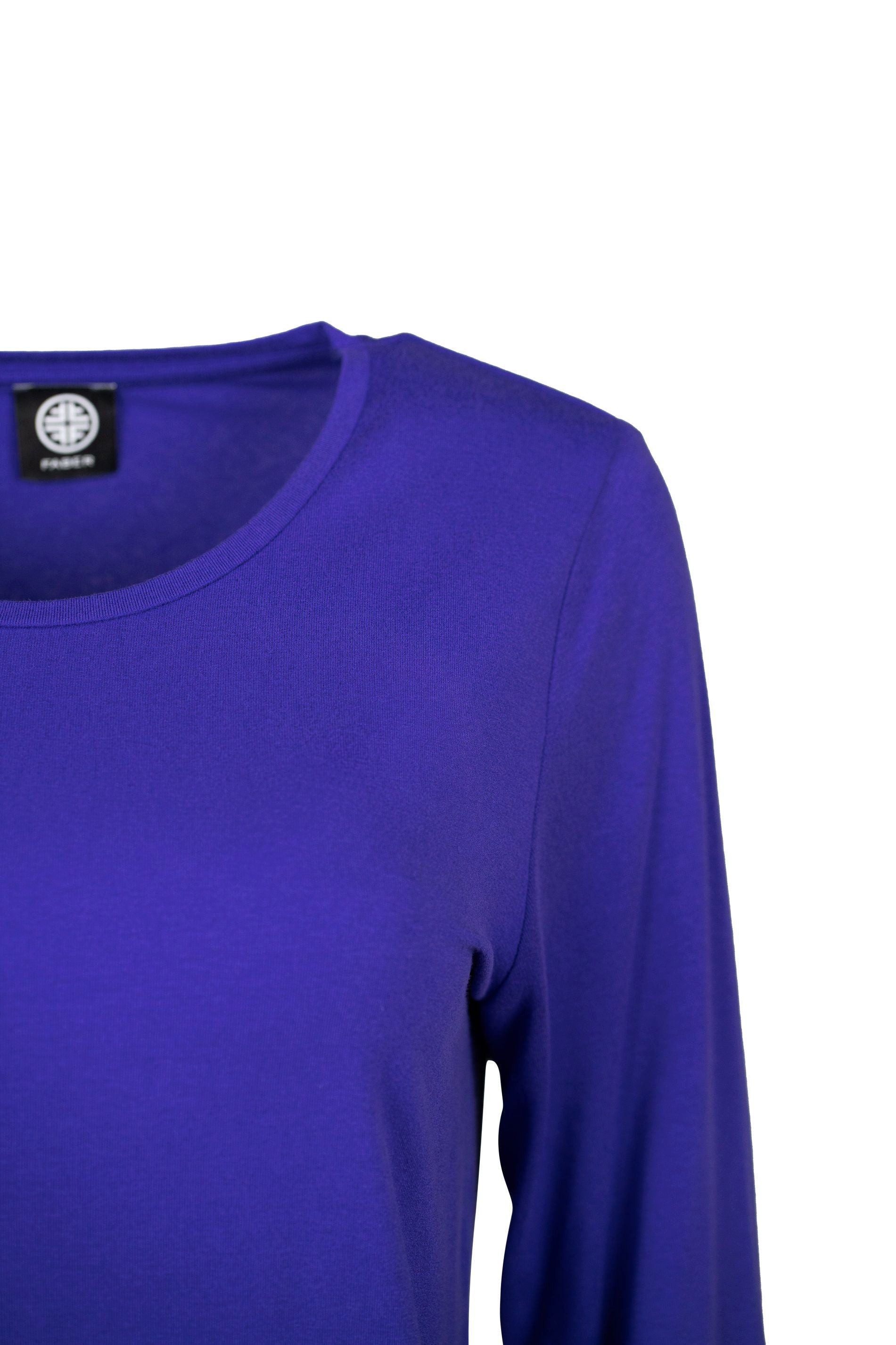 Faber Langarmshirt BASIC Langarm-Shirt mit Rundhalsausschnitt in Farbe Indi günstig online kaufen