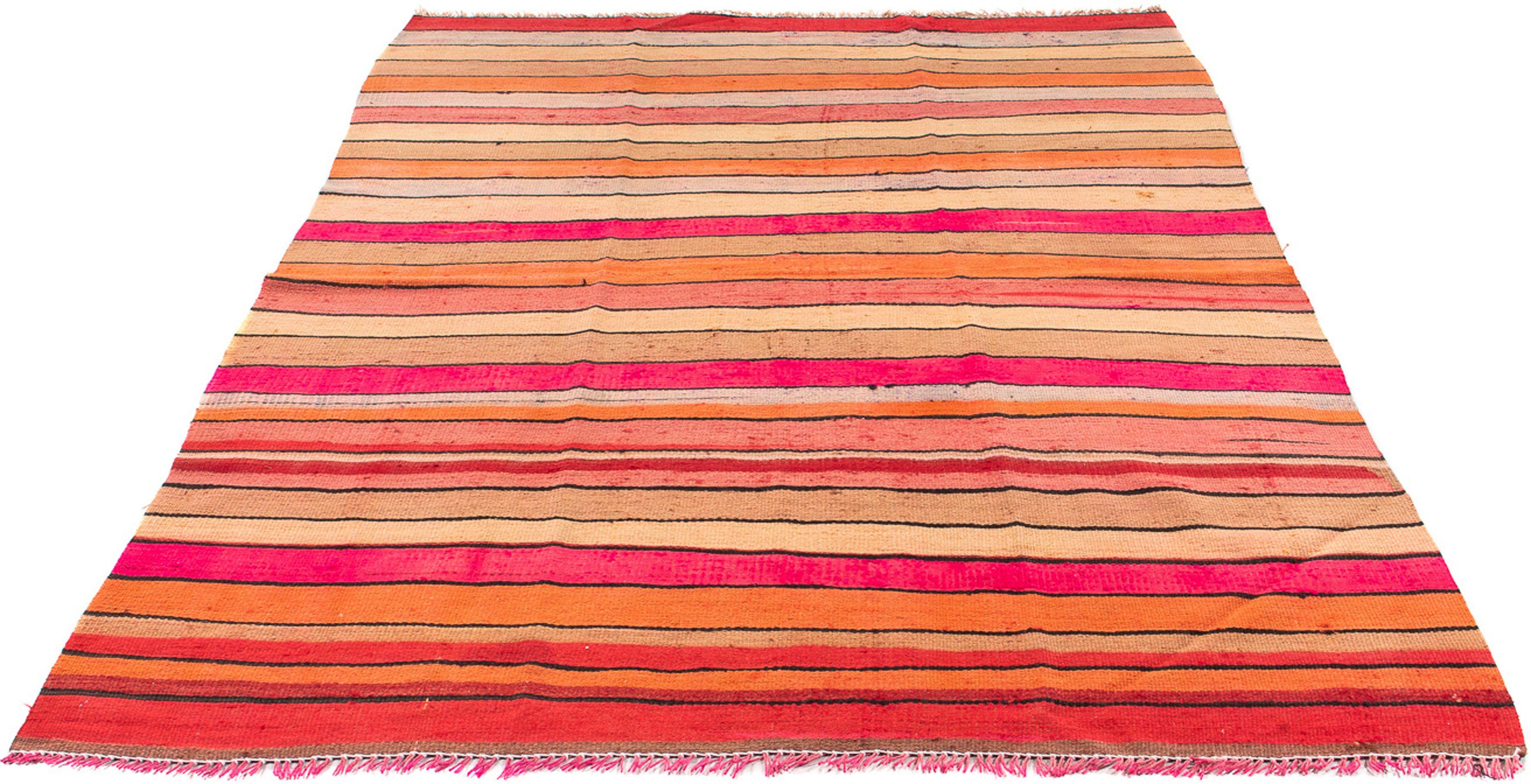 Wollteppich Kelim - Old - 200 x 135 cm - mehrfarbig, morgenland, rechteckig, Höhe: 5 mm, Wohnzimmer, Einzelstück