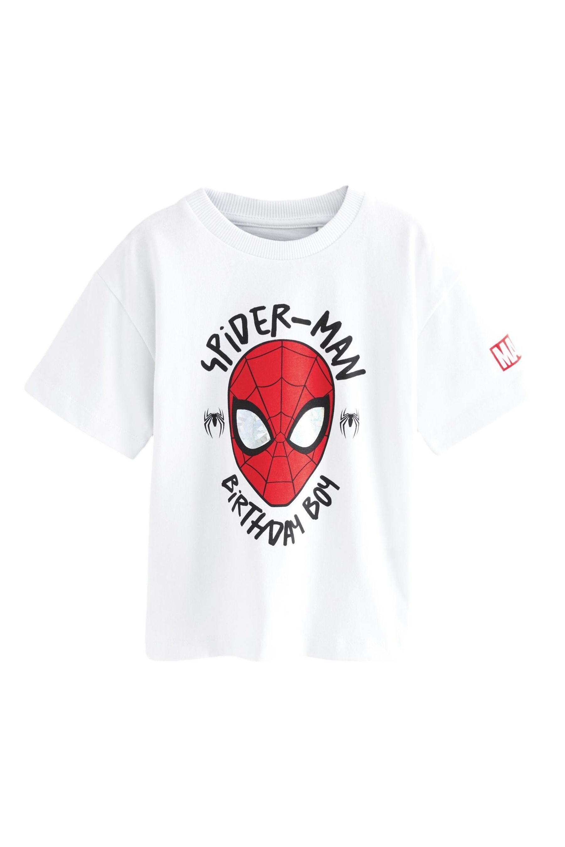 Next T-Shirt Spider-Man Geburtstags-T-Shirt (1-tlg) günstig online kaufen