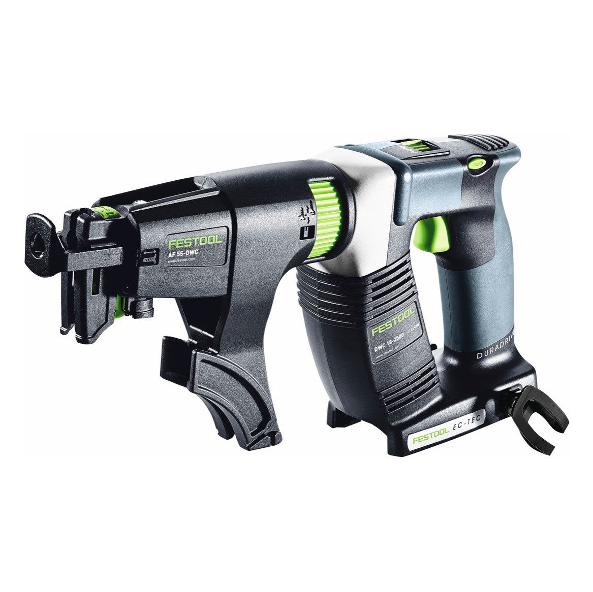 FESTOOL Akku-Trockenbauschrauber DURADRIVE DWC 18-2500 Basic Akku Bauschrauber 18 V 18 Nm Brushless
