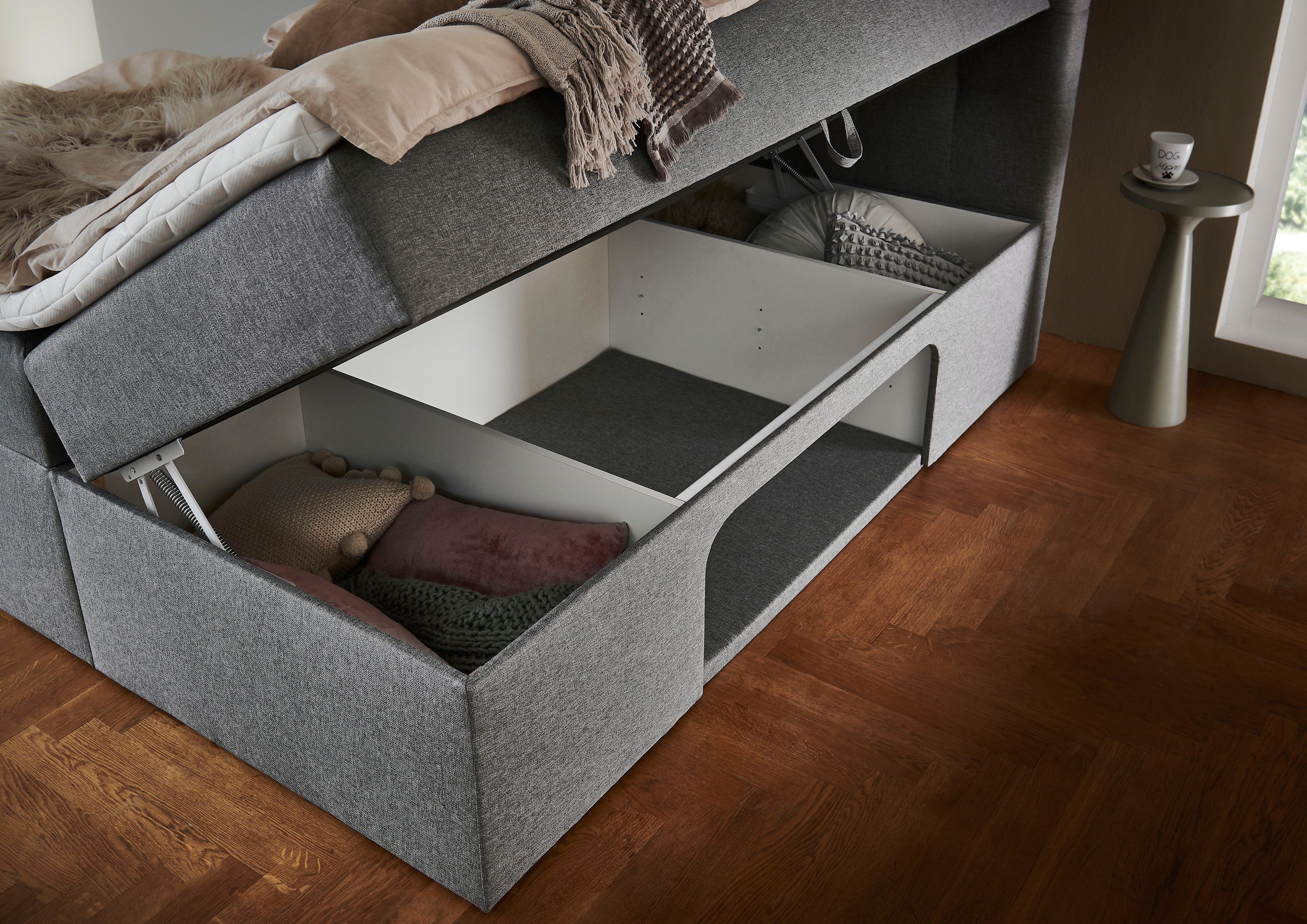 Places of Style Boxbett "Carolin", mit Nische inkl. gepolsterter Unterlage günstig online kaufen