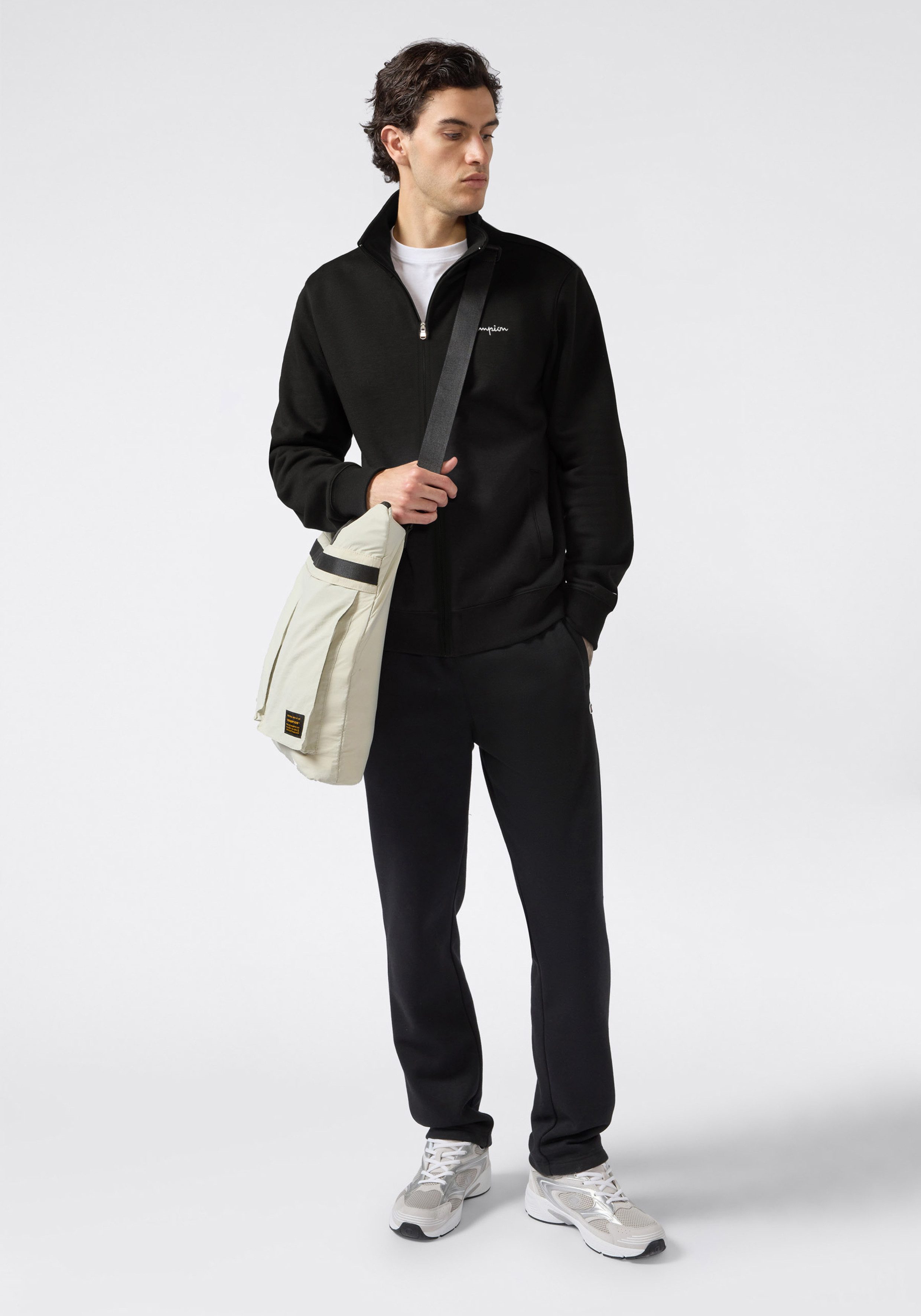 Champion Jogginganzug Terry Full Zip Sweatshirt (2-tlg), für sportliche Aktivitäten und Freizeit, aus Baumwolle und Polyester