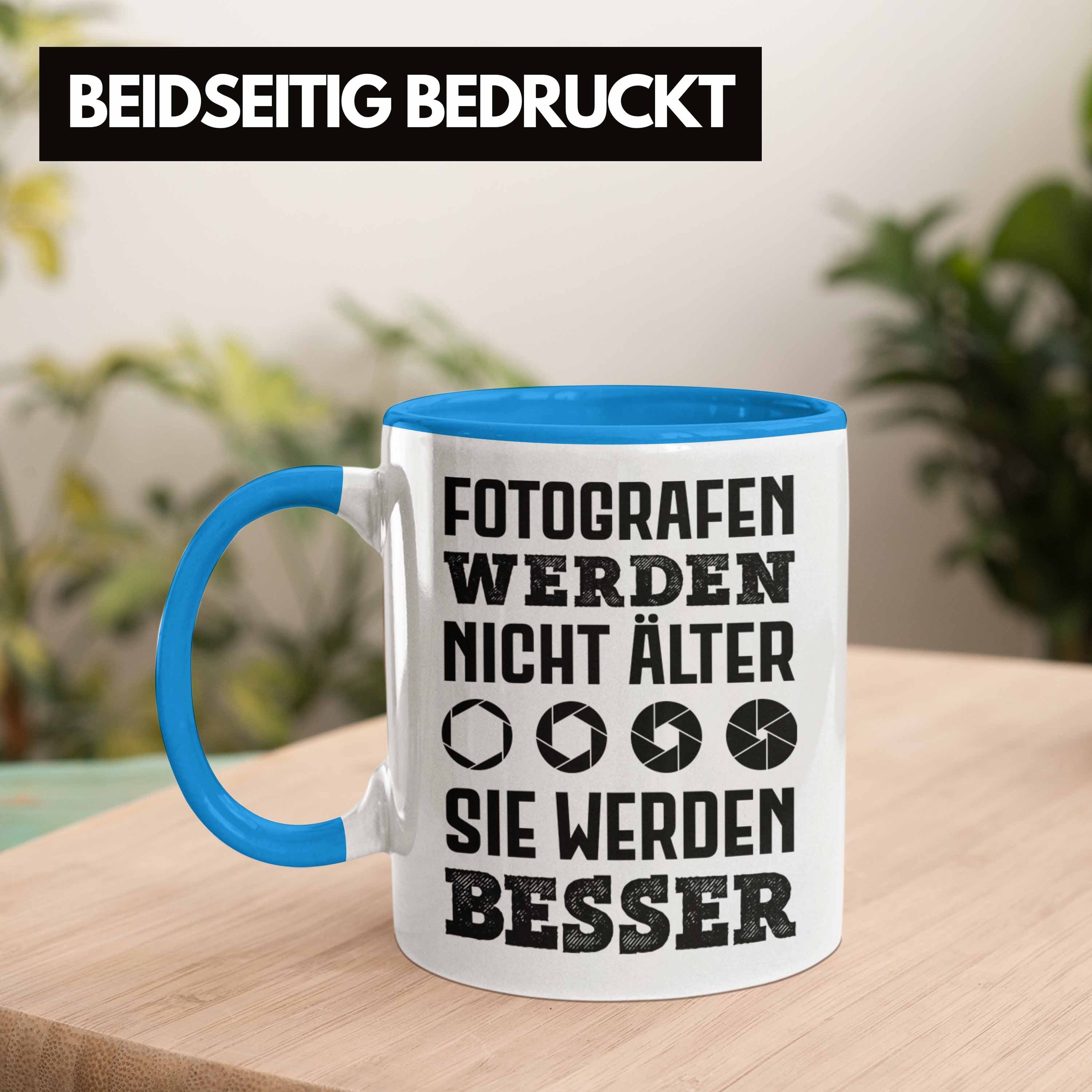 Blau Kaffeetasse Trendation Fotografie Tasse Trendation Geschenk Lustiger - Zubehör Fotografieren Geschenkideen Spruch Fotograf Tasse