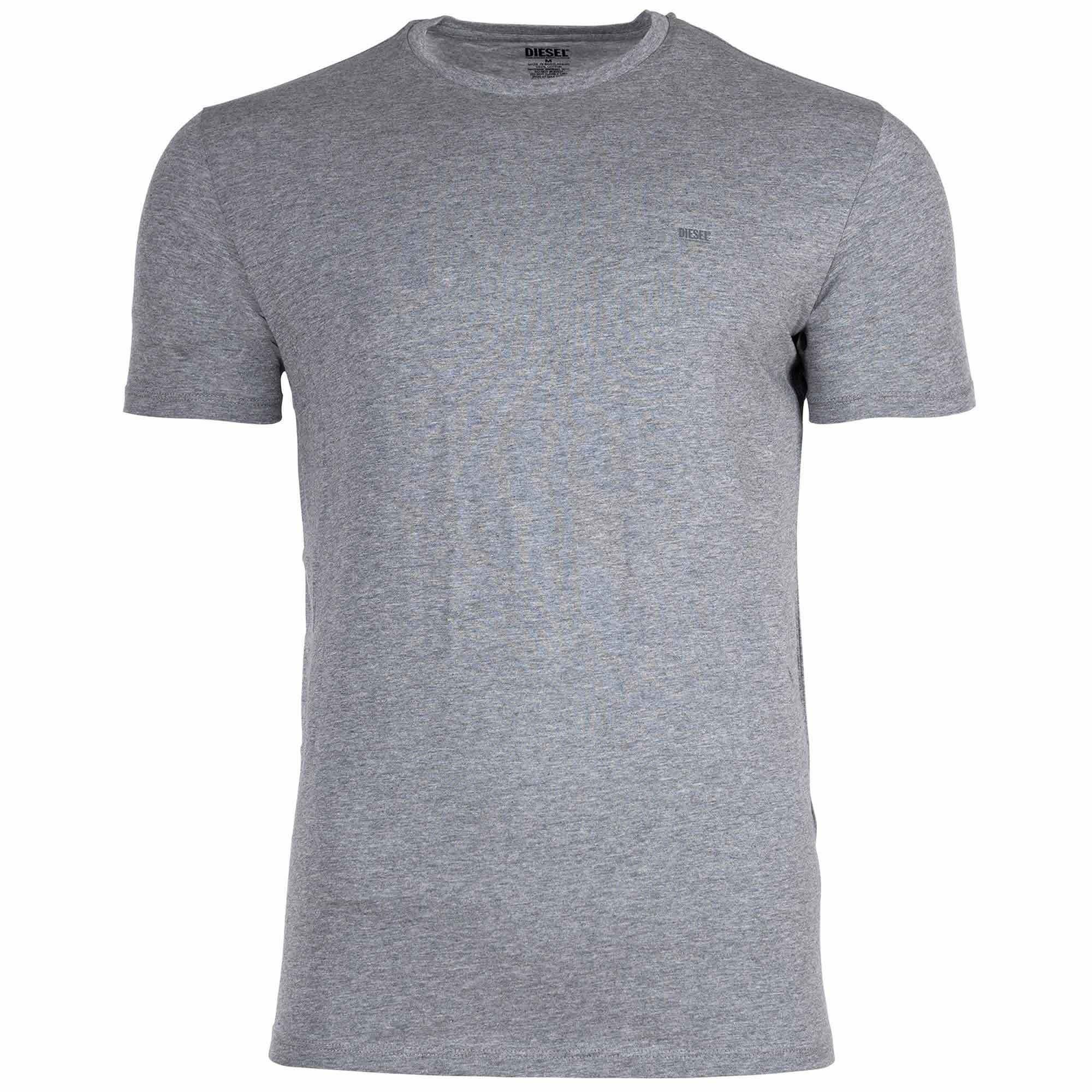 T-Shirt Diesel Herren T-Shirt T-DIEGOR-L6, - Rundhals, Schwarz/Grau/Weiß Kurzarm