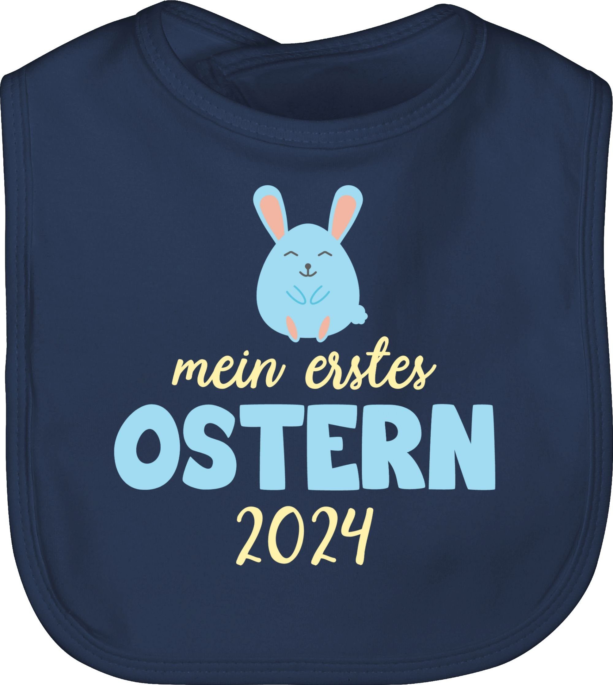 Shirtracer Lätzchen Mein erstes Ostern 2024 blau, Ostergeschenke