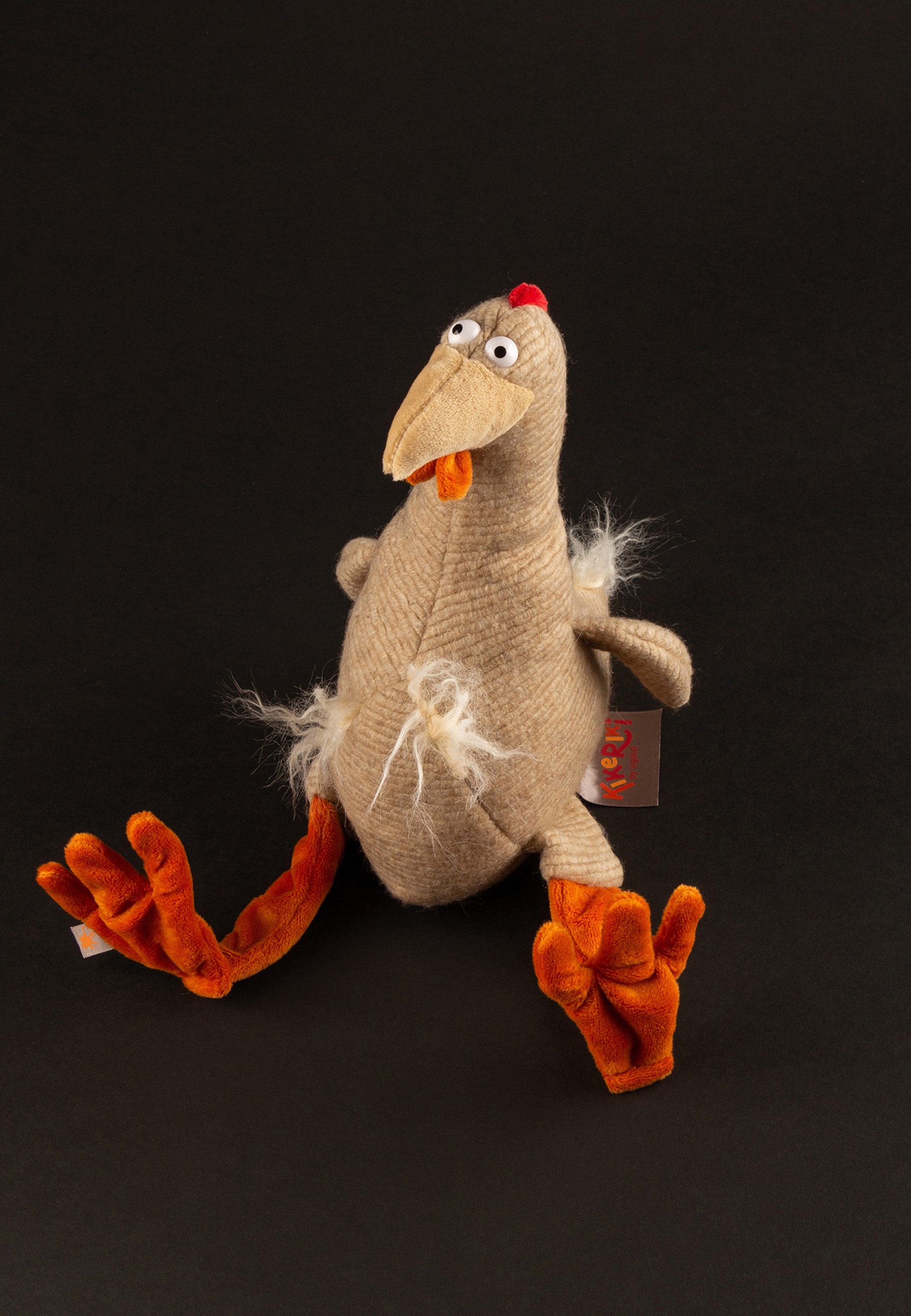 Sigikid Kuscheltier Lost Chicken Kikeriki für Kinder und Erwachsene (1-St)