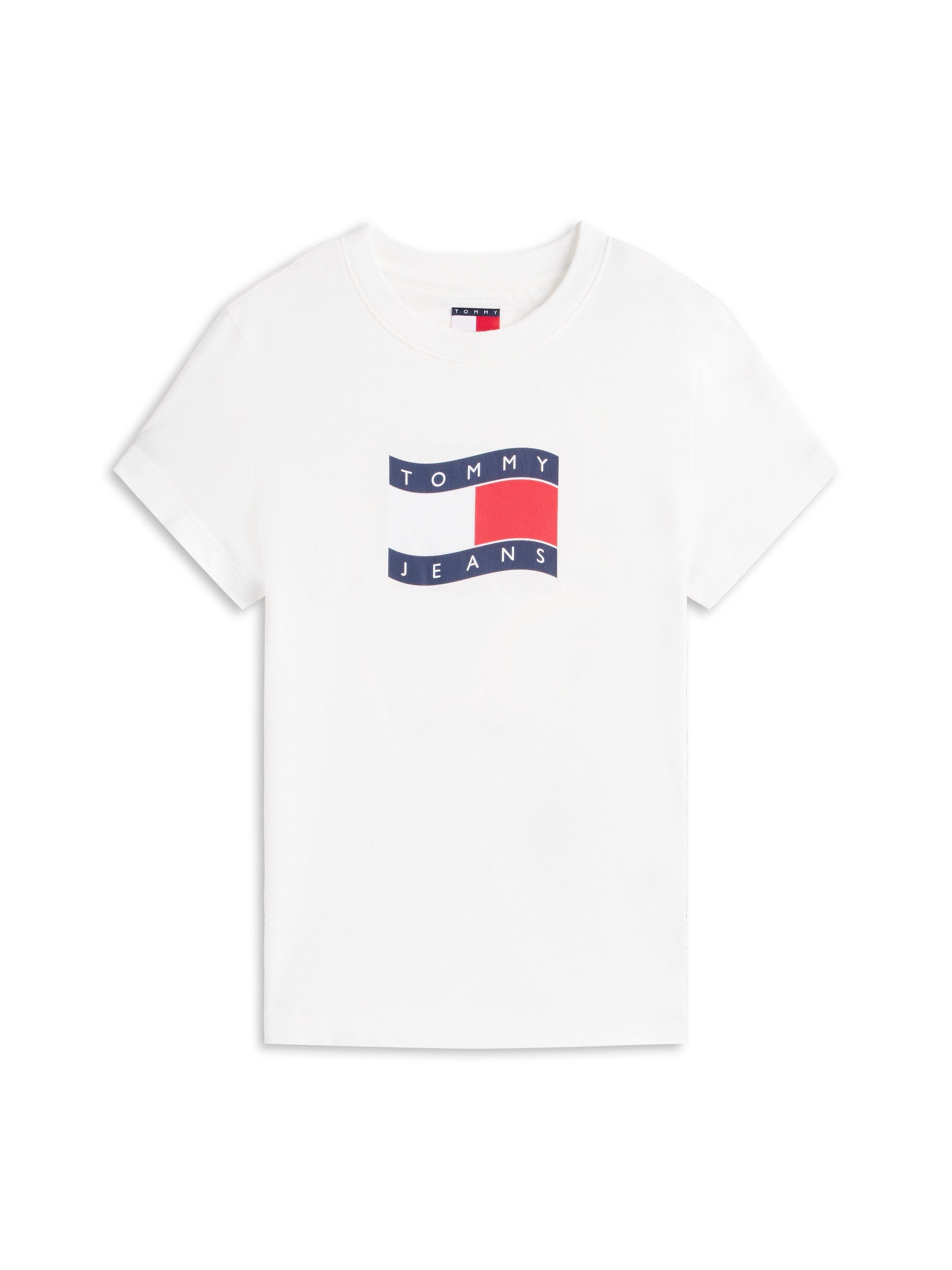 Tommy Jeans T-Shirt TJW SLIM WAVY FLAG TEE EXT mit Rundhalsausschnitt – Bild 4 von 5