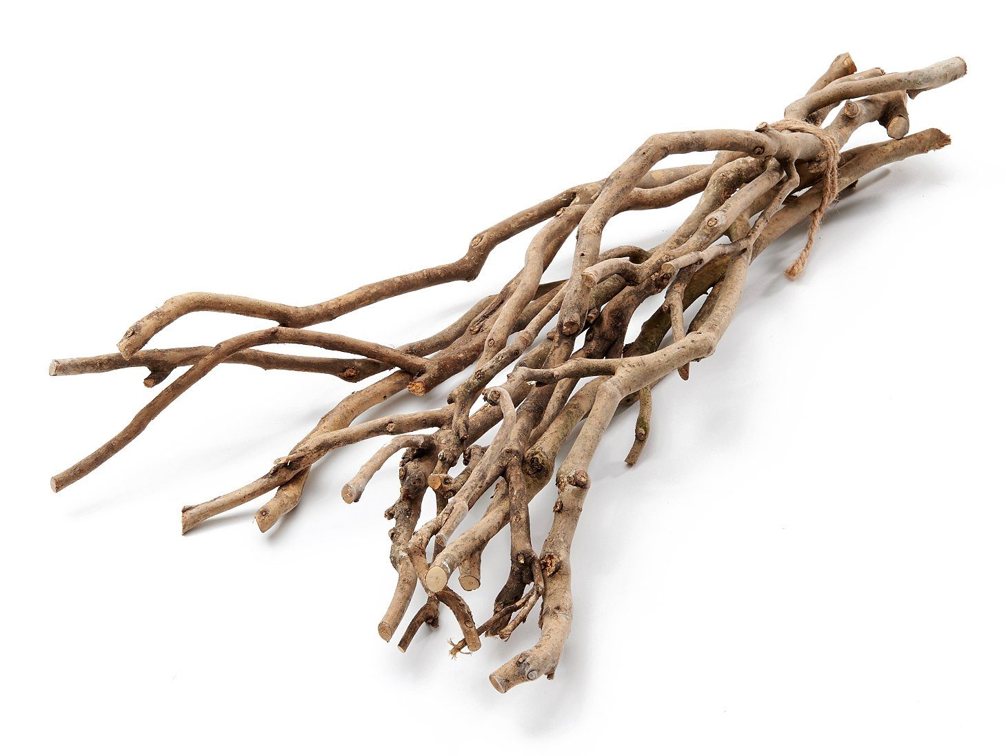 Bastelnaturmaterial Tee Busch Zweige natur ca. 50cm Dekozweig 