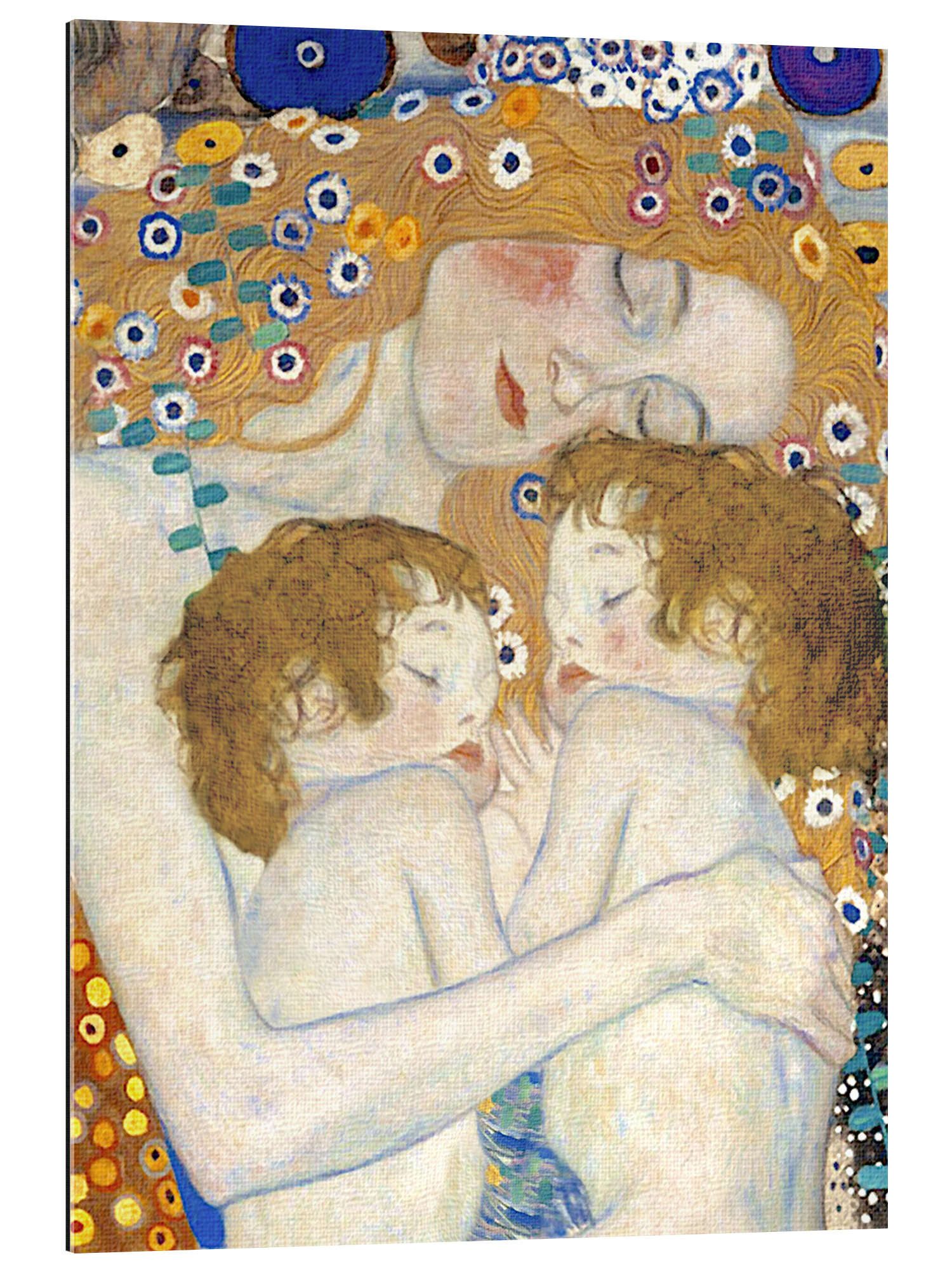 Posterlounge Wandbild Mutter und Zwillinge II, Gustav Klimt, erhältlich als Poster, Leinwandbild, Wandsticker oder Acrylglasbild