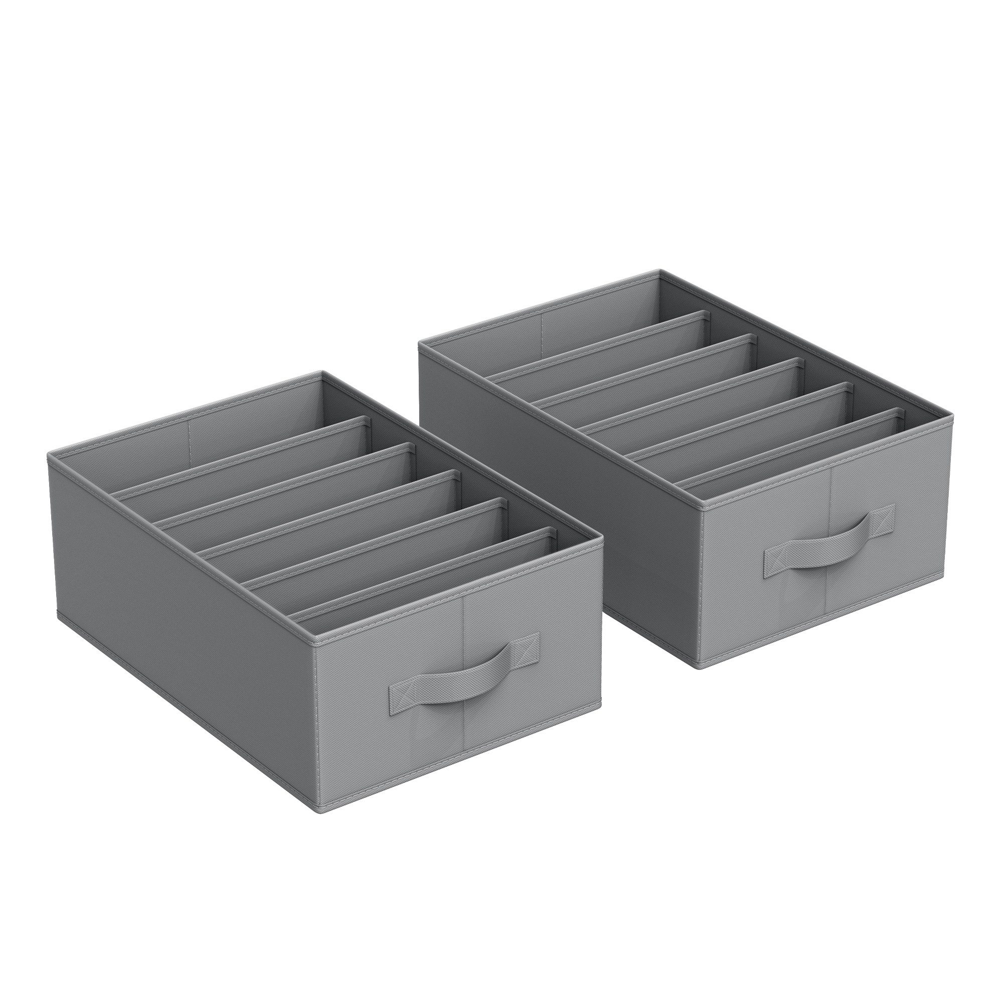 SONGMICS Aufbewahrungsbox Kleiderschrank-Organizer (2 St., Aufbewahrungsbox günstig online kaufen