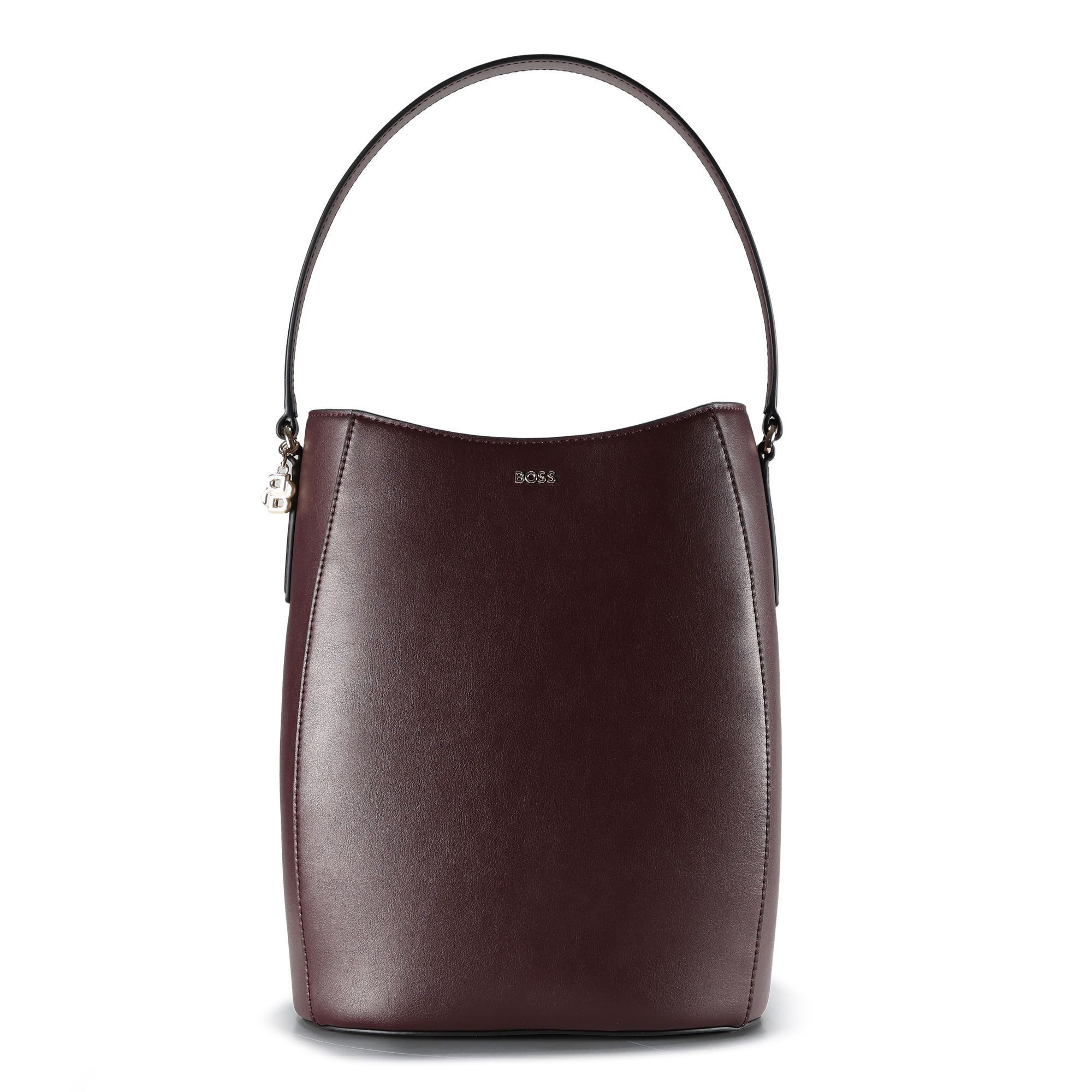 BOSS Schultertasche Numah, Leder