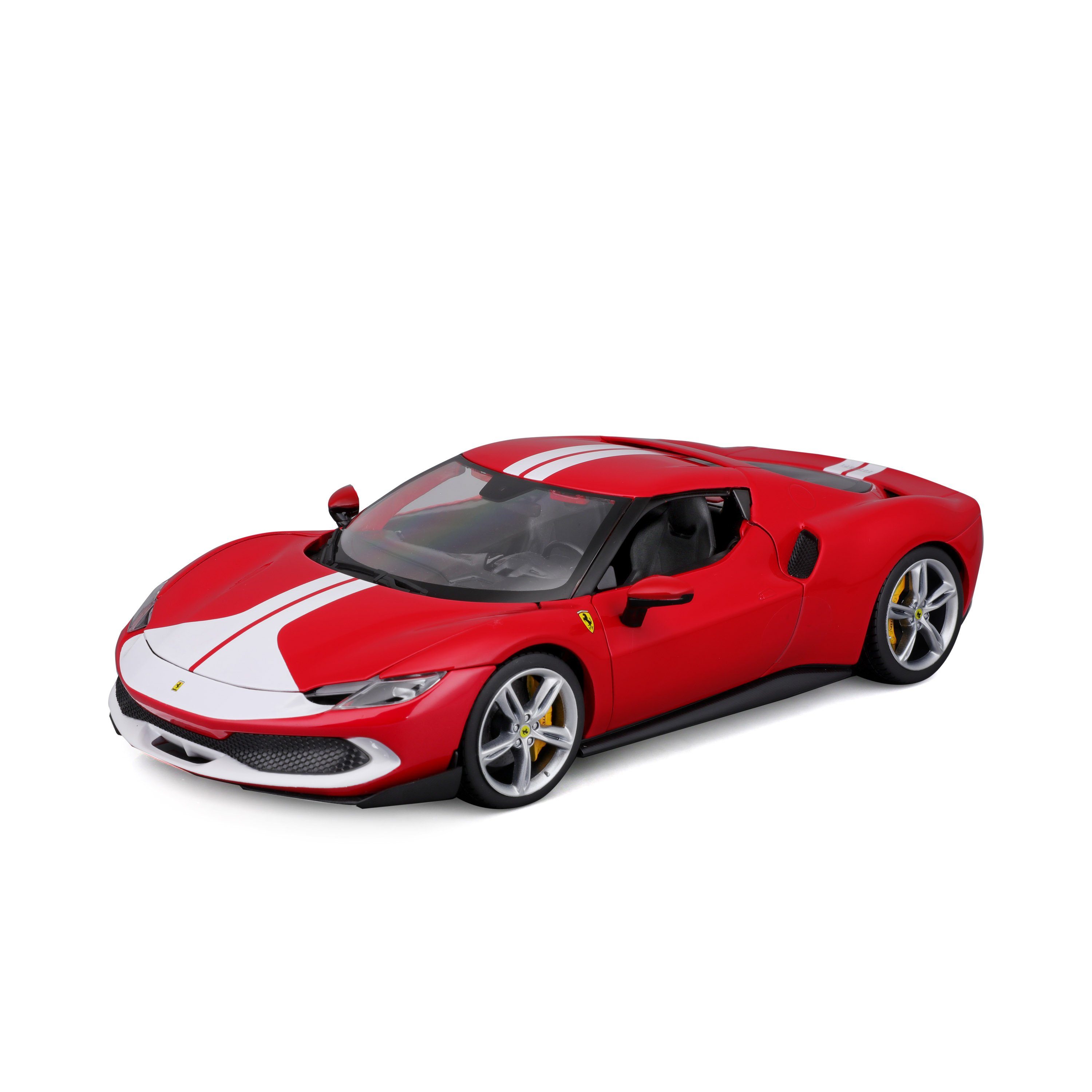 Bburago Modellauto Ferrari 296GTB Assetto Fiorano, Maßstab 1:18