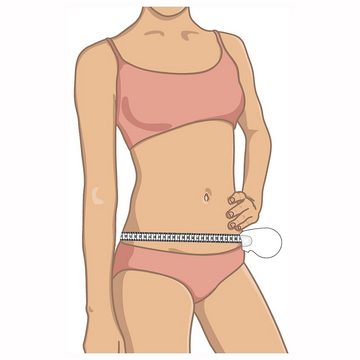 BEAZZ Maßband Maßband Körper BMI Bodymass Fitness Bandmaß, 170 cm x 1,5 cm, Made in Germany