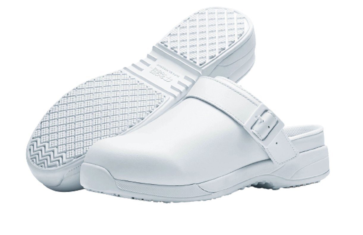 Shoes For Crews Clog TRISTON II SB WEISS OB SRC wasserdicht, extrem rutschhemmend Sicherheitsschuh wasserabweisend