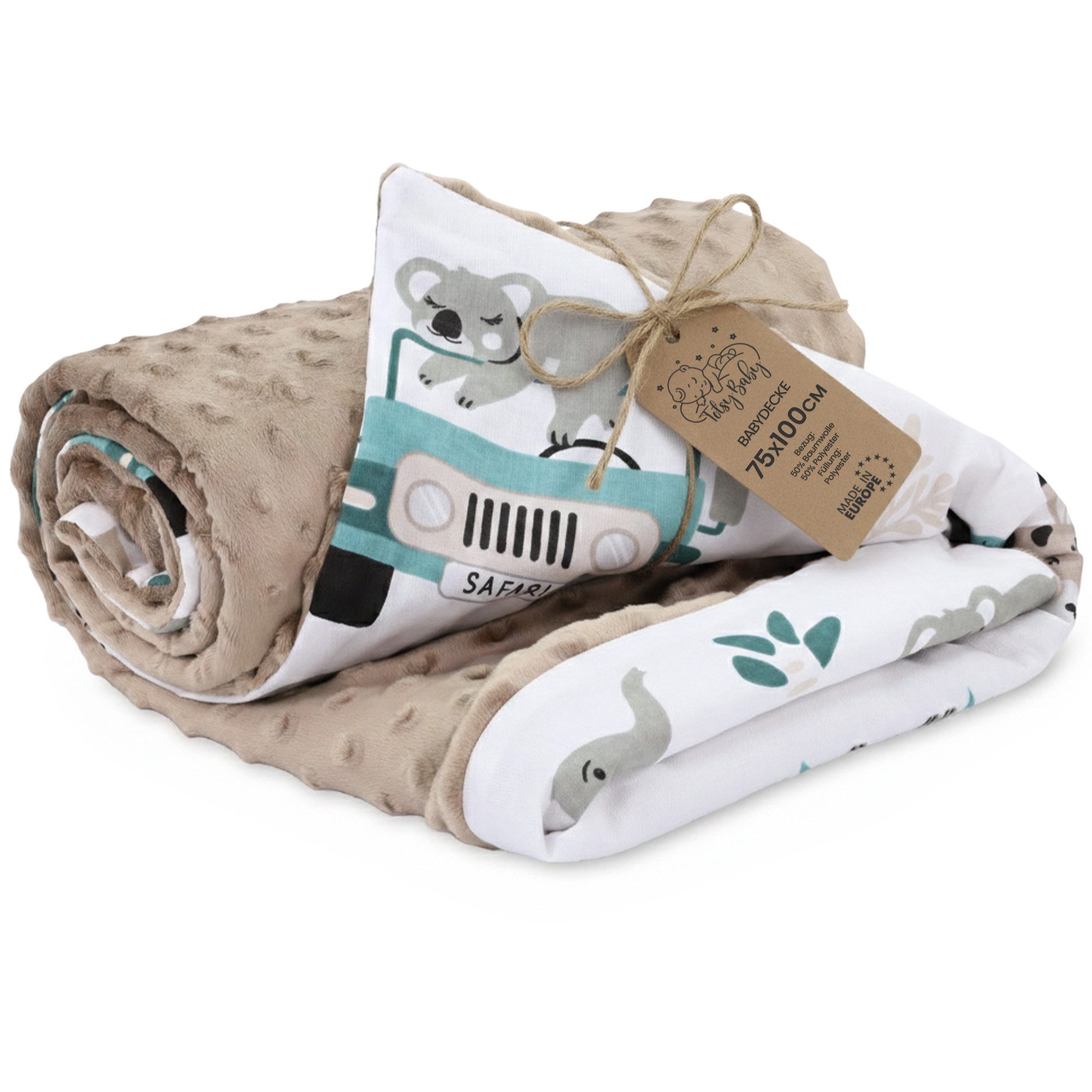 Babydecke Kuscheldecke Baby Decke - Kinderdecke Kinderwagen Blanket Babydecken