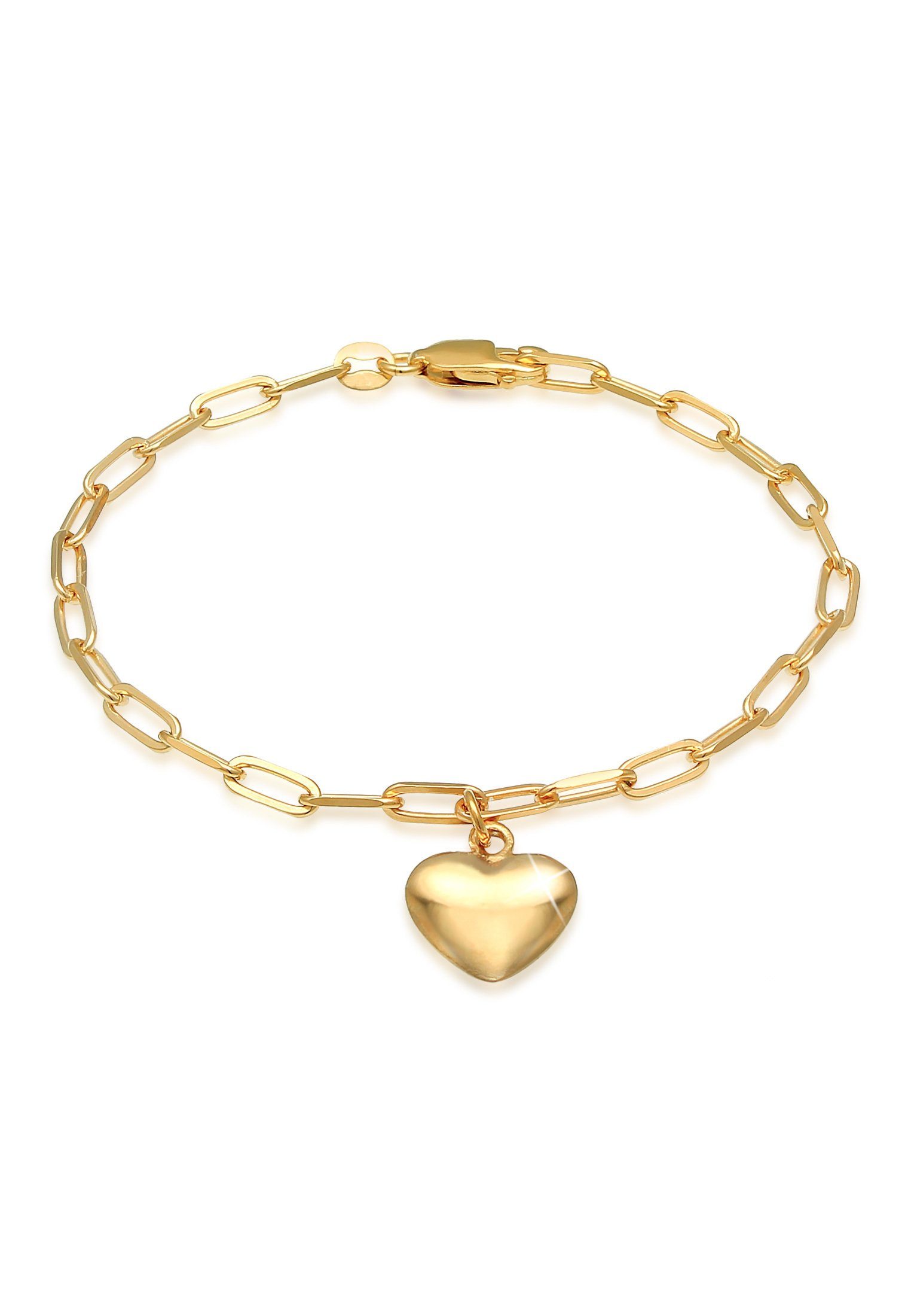 Elli Armband Herz Liebe Trend Romantik 925 Silber Gold