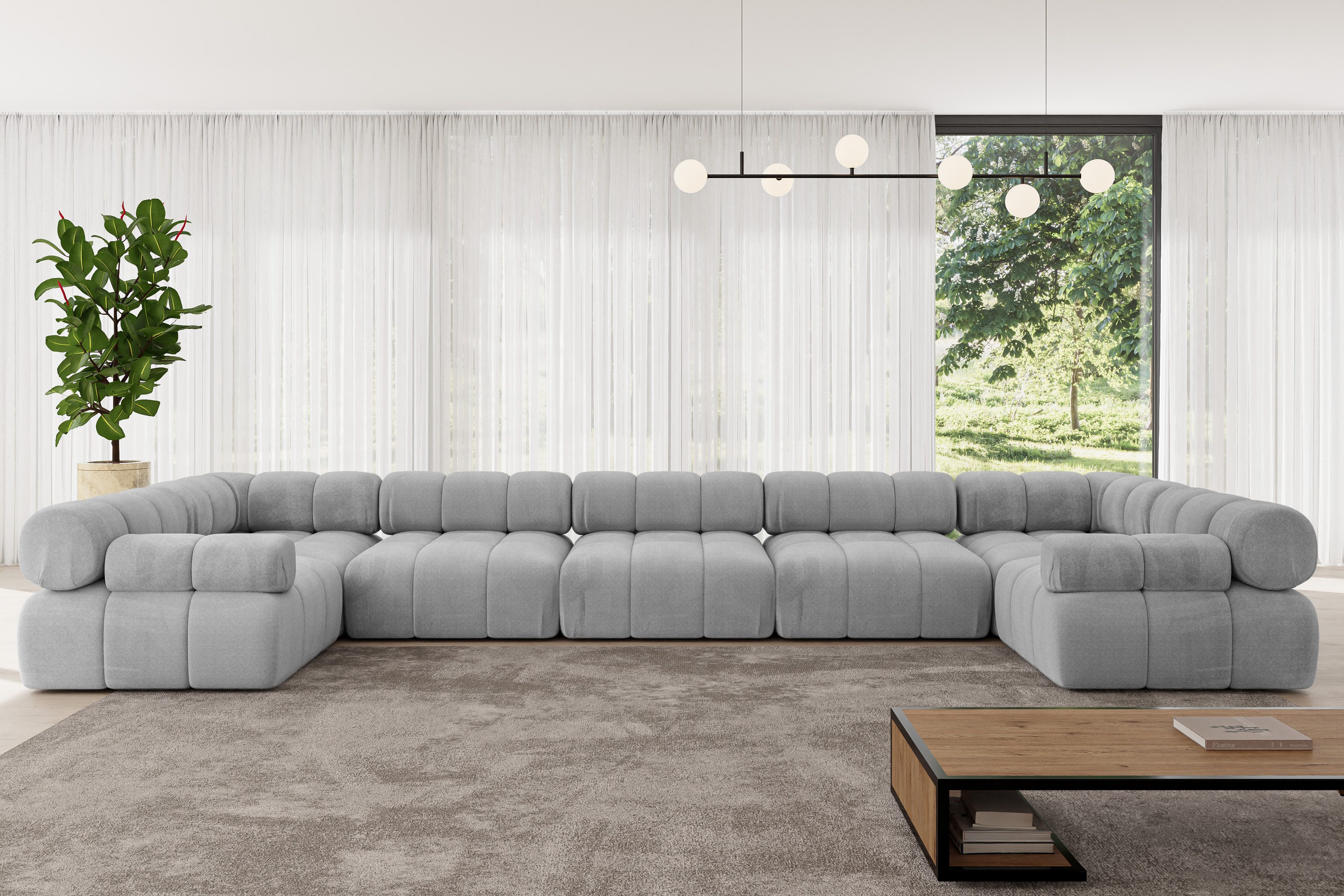 ALTDECOR Wohnlandschaft Birno-U3, Corner Sofa U-Form günstig online kaufen