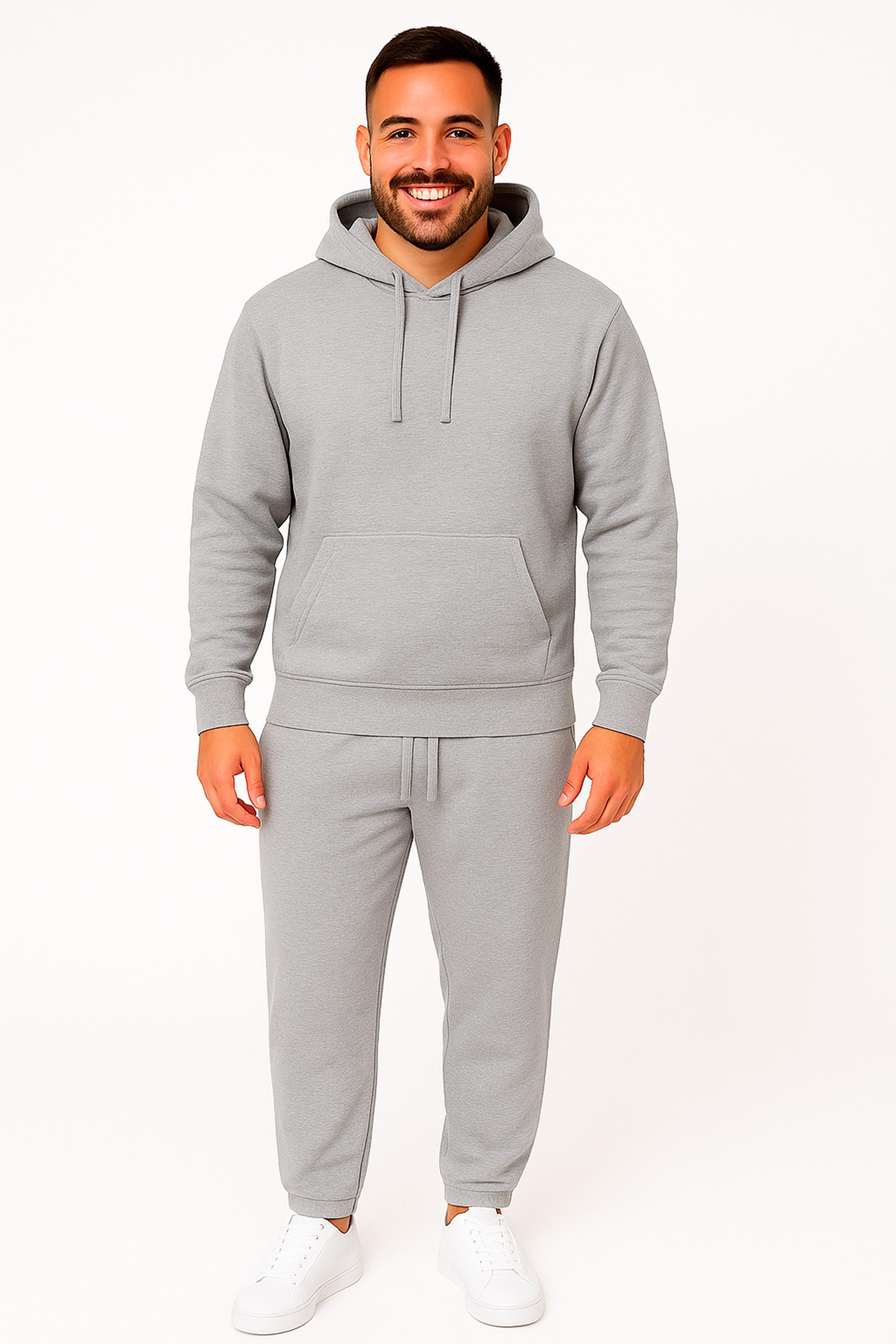 Banco Freizeitanzug Herren 2- teilig Trainingsanzug- Hoodie mit Kapuze und günstig online kaufen