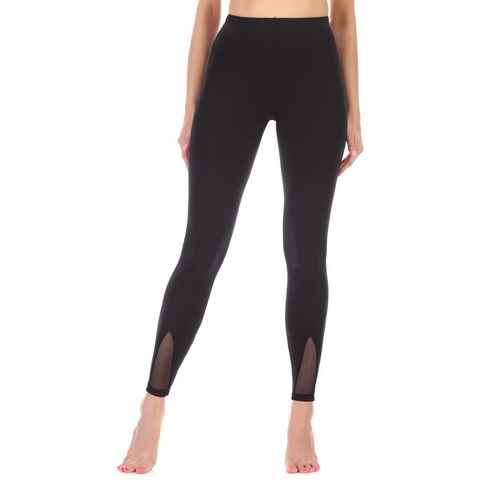 Merry Style Leggings Damen Lange Leggings aus Viskose MS10-312 (1-tlg) elastischer Bund