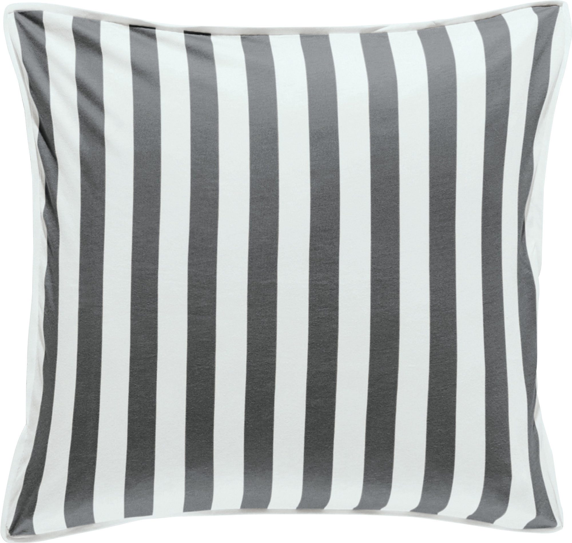 Erwin Müller Подушкиbezug Kuschelkissenbezug, Single-Jersey Streifen