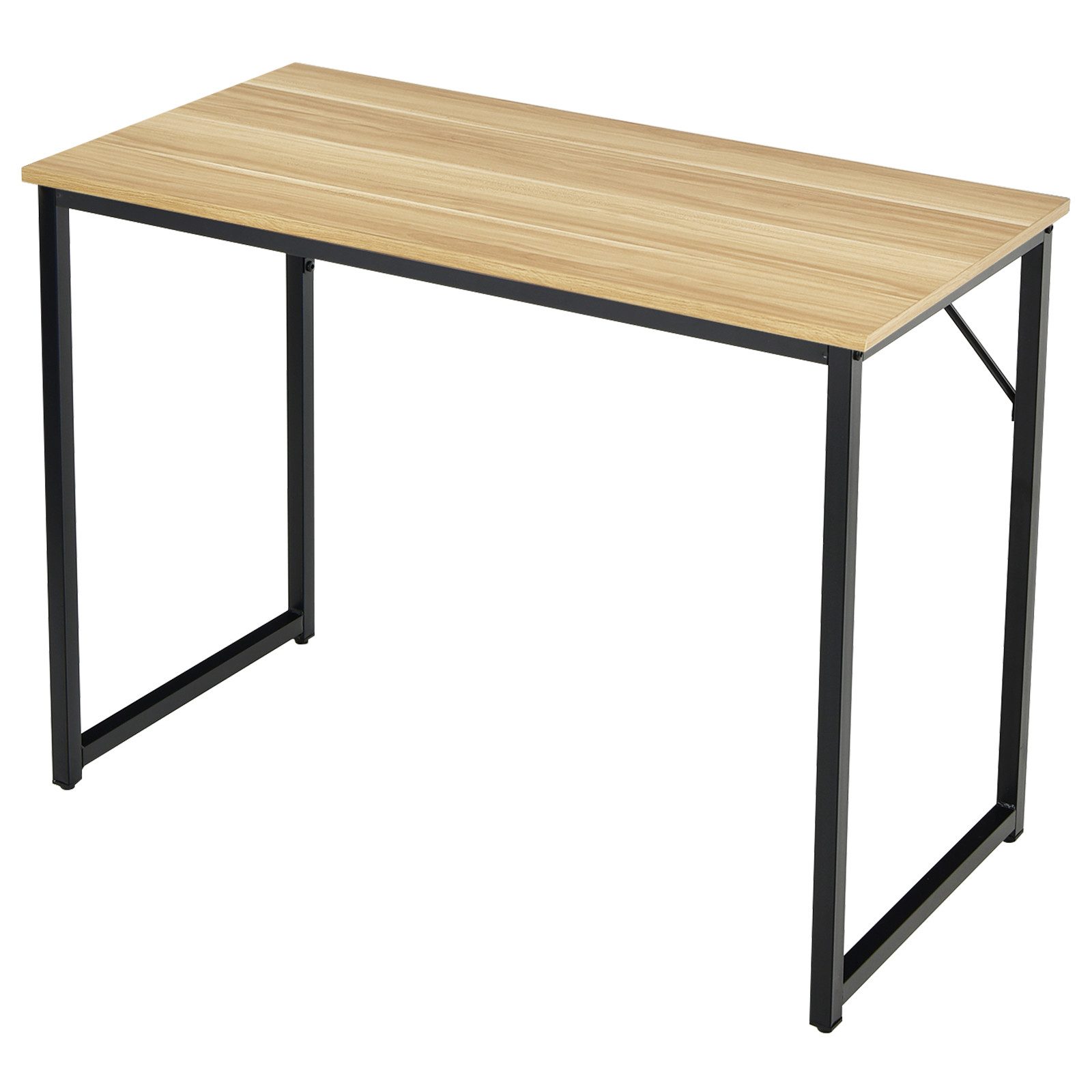 COSTWAY Schreibtisch Computertisch, 91 kg belastbar, 100 x 50 x 77 cm günstig online kaufen