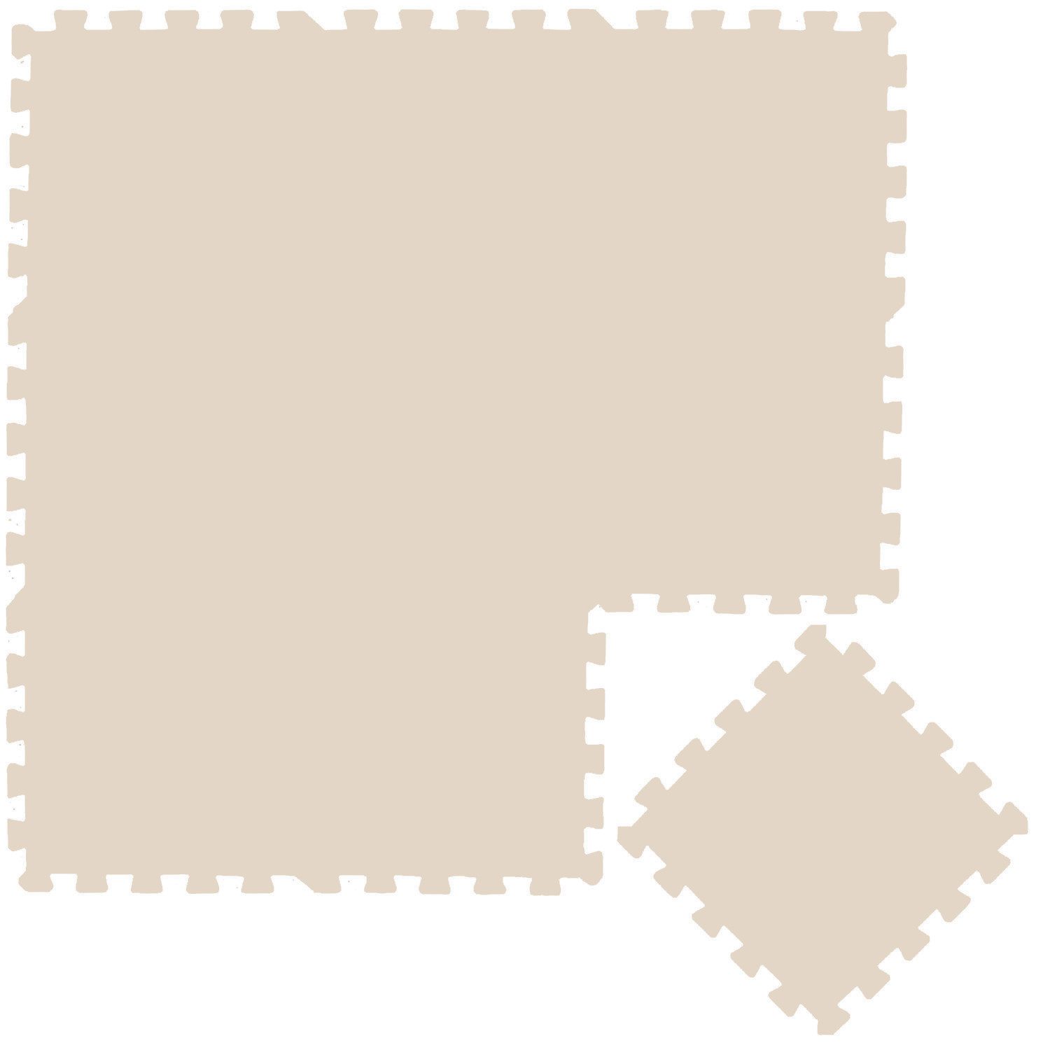 LittleTom Puzzlematte ab dem 1. Tag - 9 Teile Baby Spielmatte - 30 x 30 Kinder Krabbelmatte, (9-tlg), Spielunterlage für Babys und Kleinkinder - Kinderzimmer Puzzleteppich