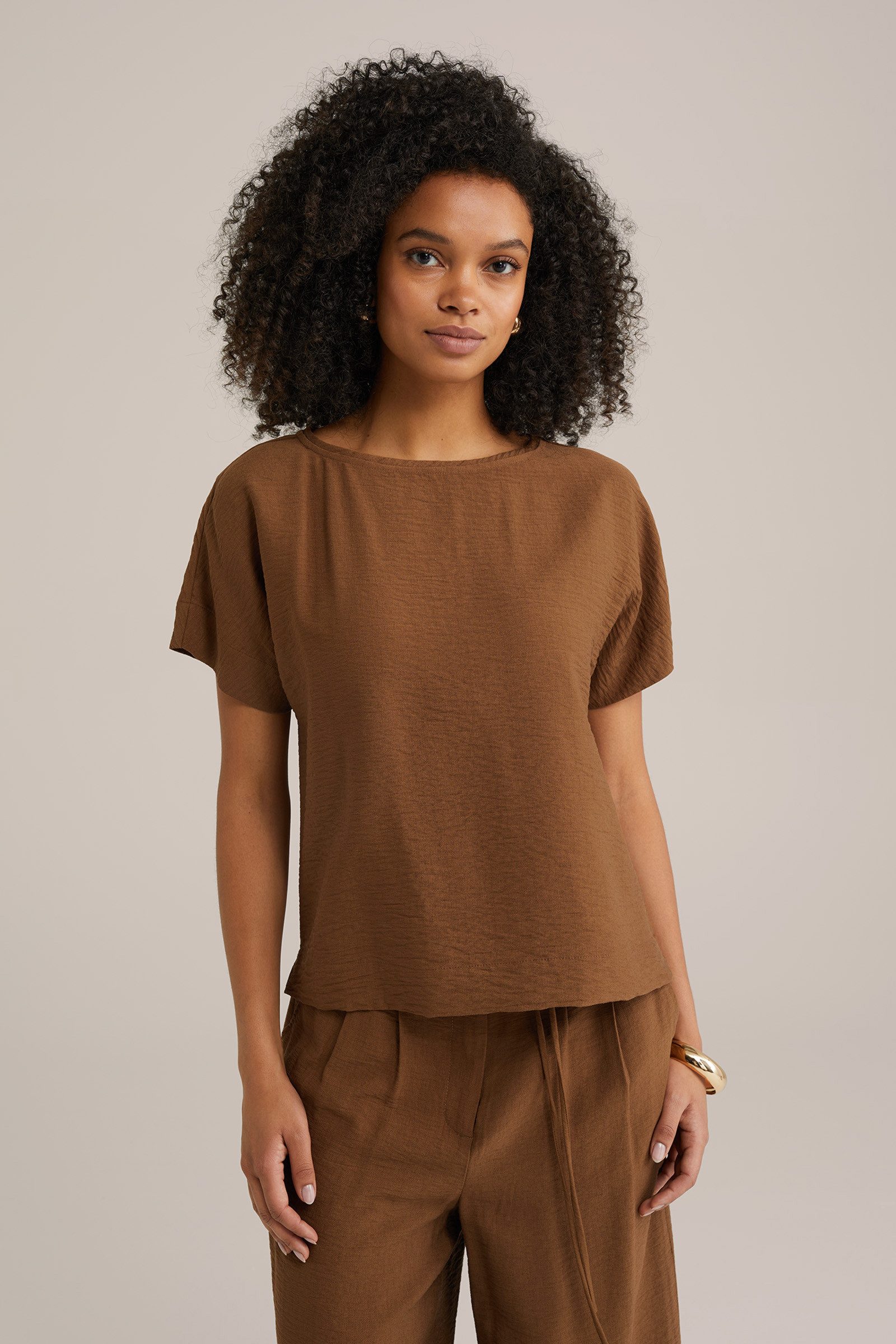 WE Fashion Kurzarmbluse günstig online kaufen
