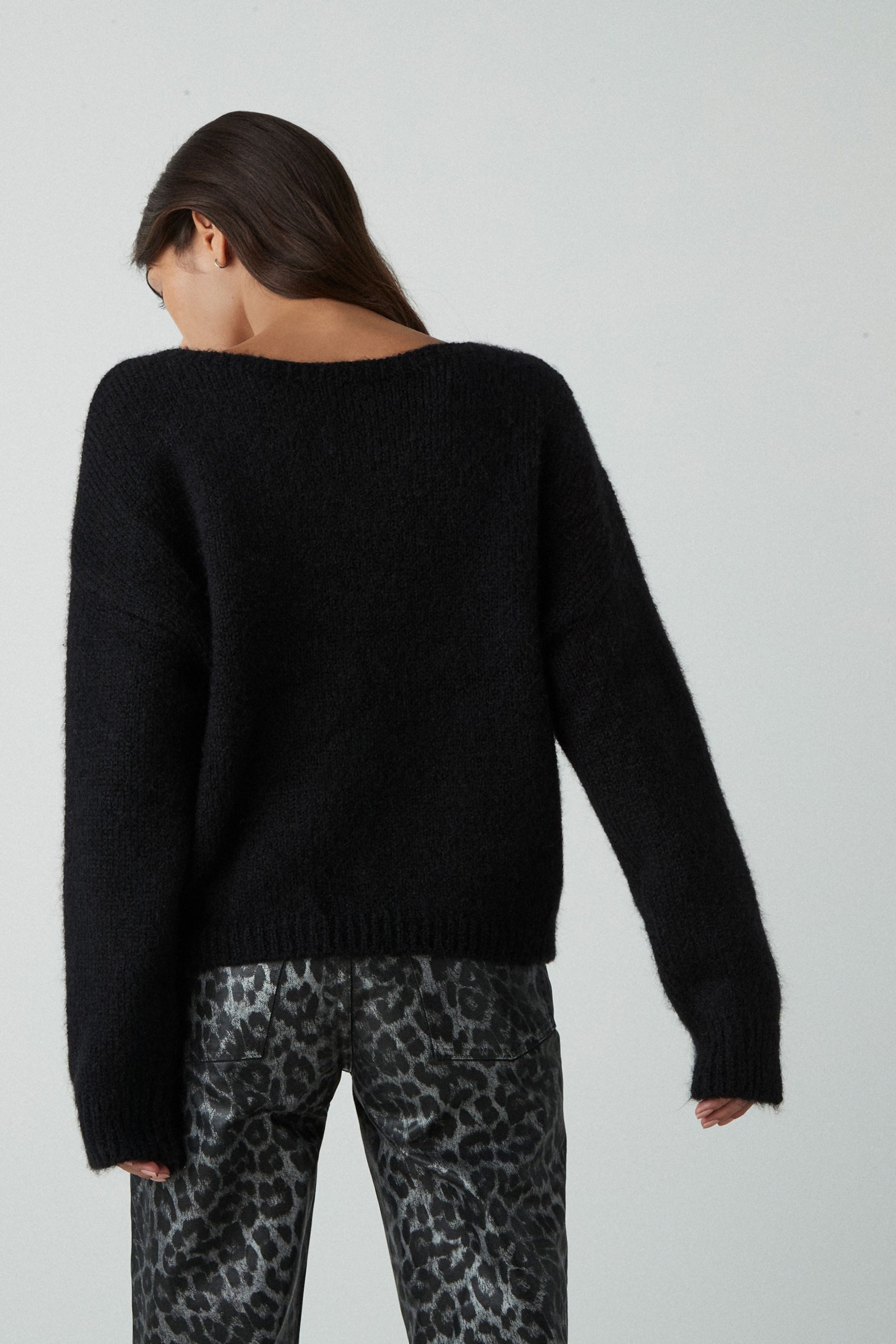 Next Carmenpullover Weicher schulterfreier Strickpullover mit günstig online kaufen