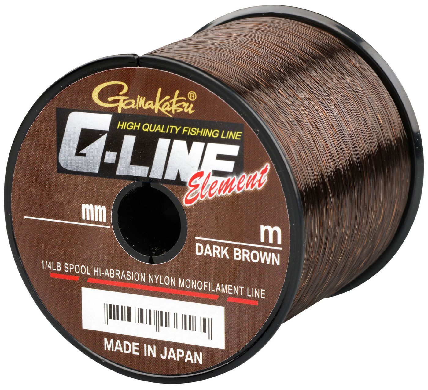 Angelschnur Gamakatsu G-Line Element Dark 0,40mm Brown 11,8kg - 755m Angelschnur
