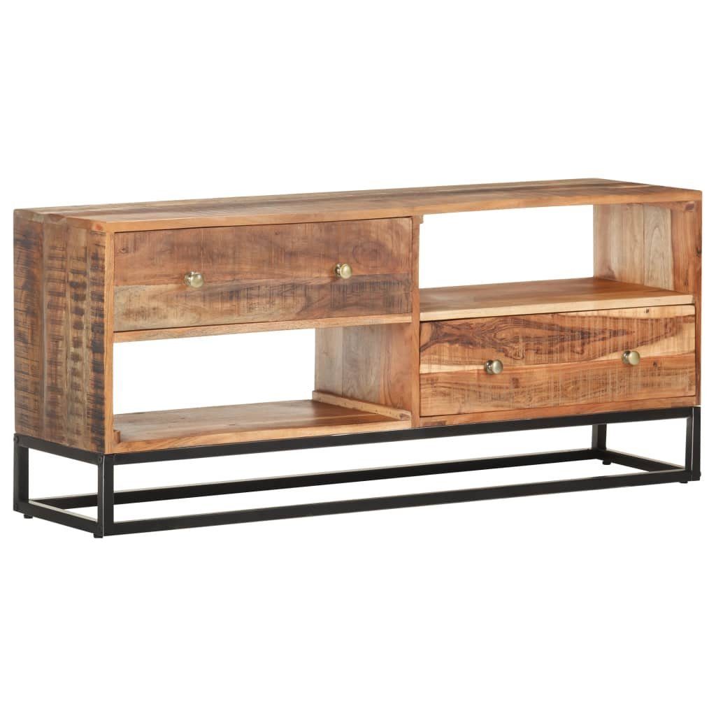Tv-schrank 120x30x50 Cm Raues Akazienholz günstig online kaufen